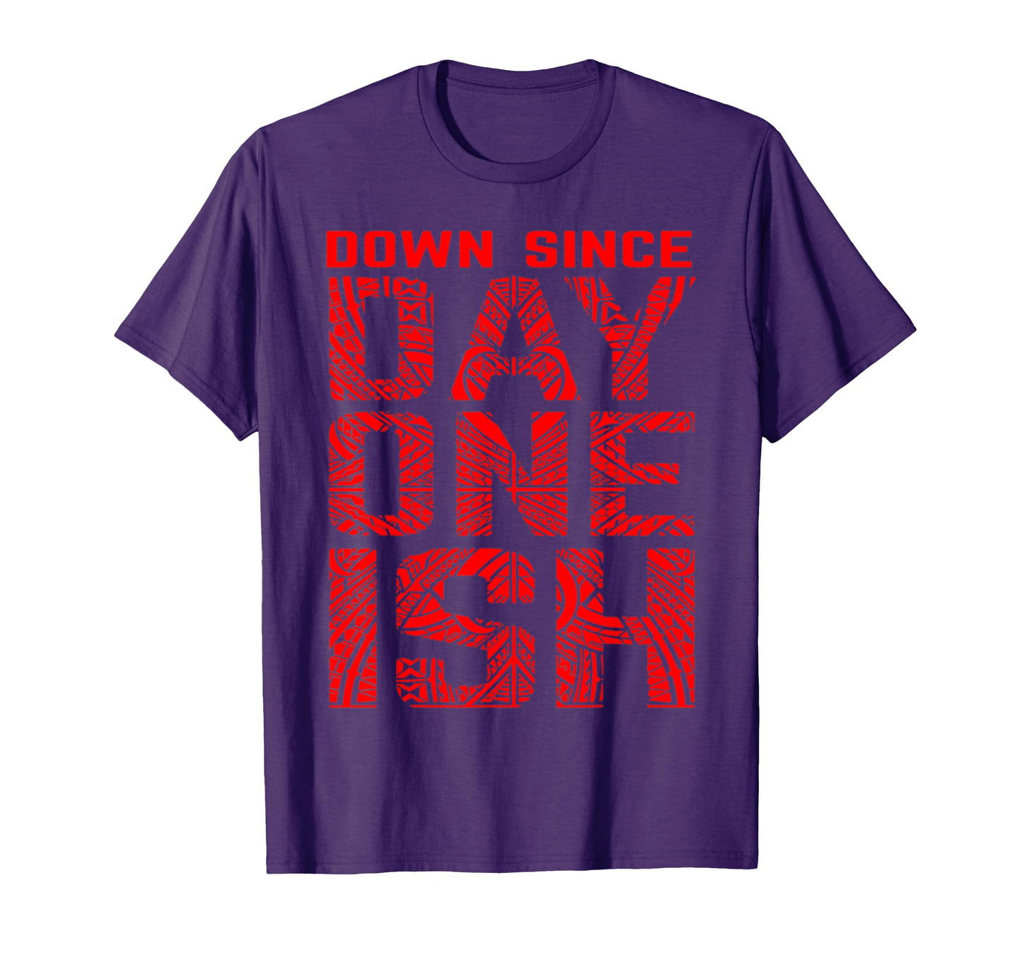Vintage Funny Saying Down Since Day One Ish Retro T-Shirt