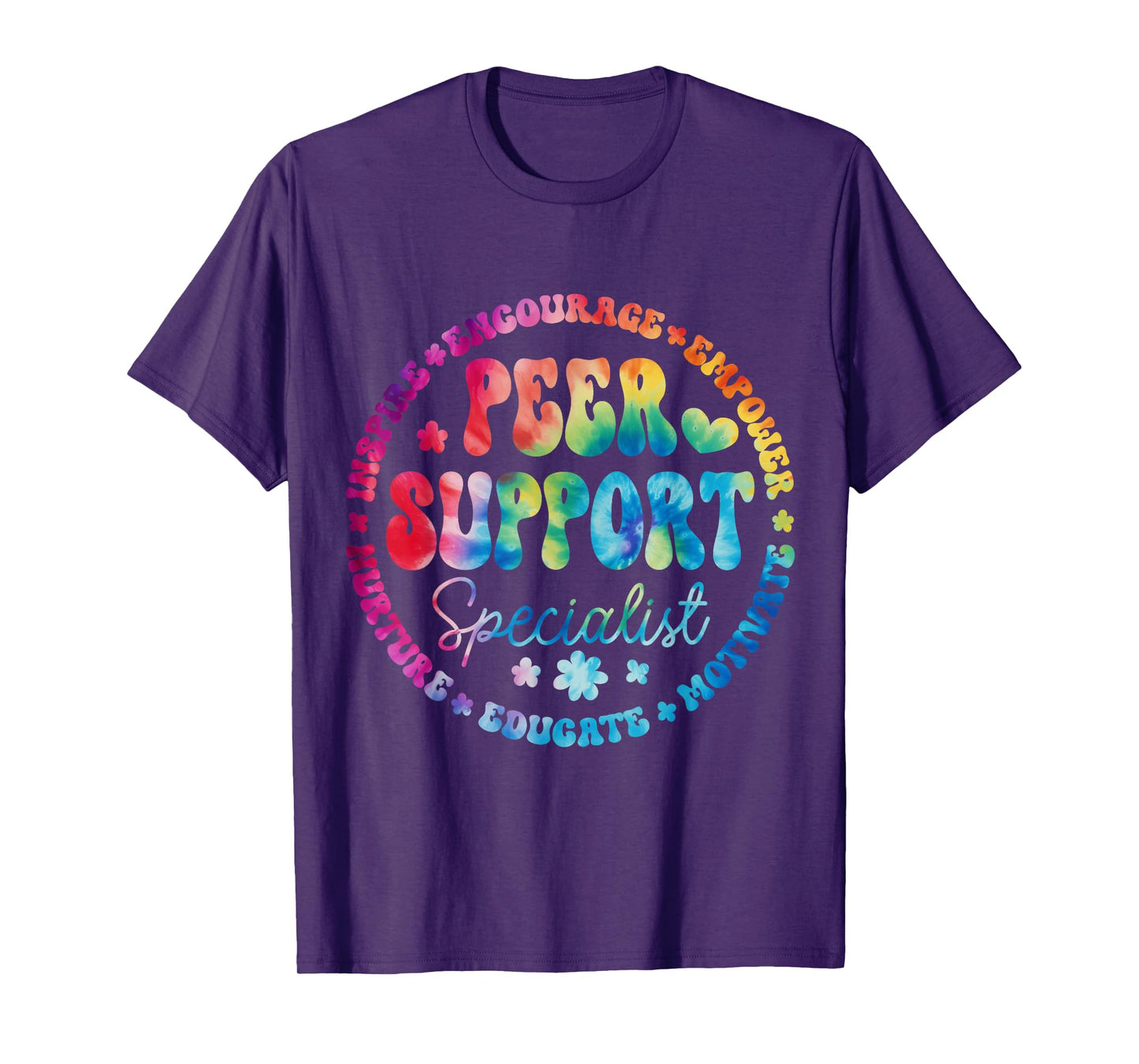 Peer Support Specialist Life Appreciation Week School T-Shirt