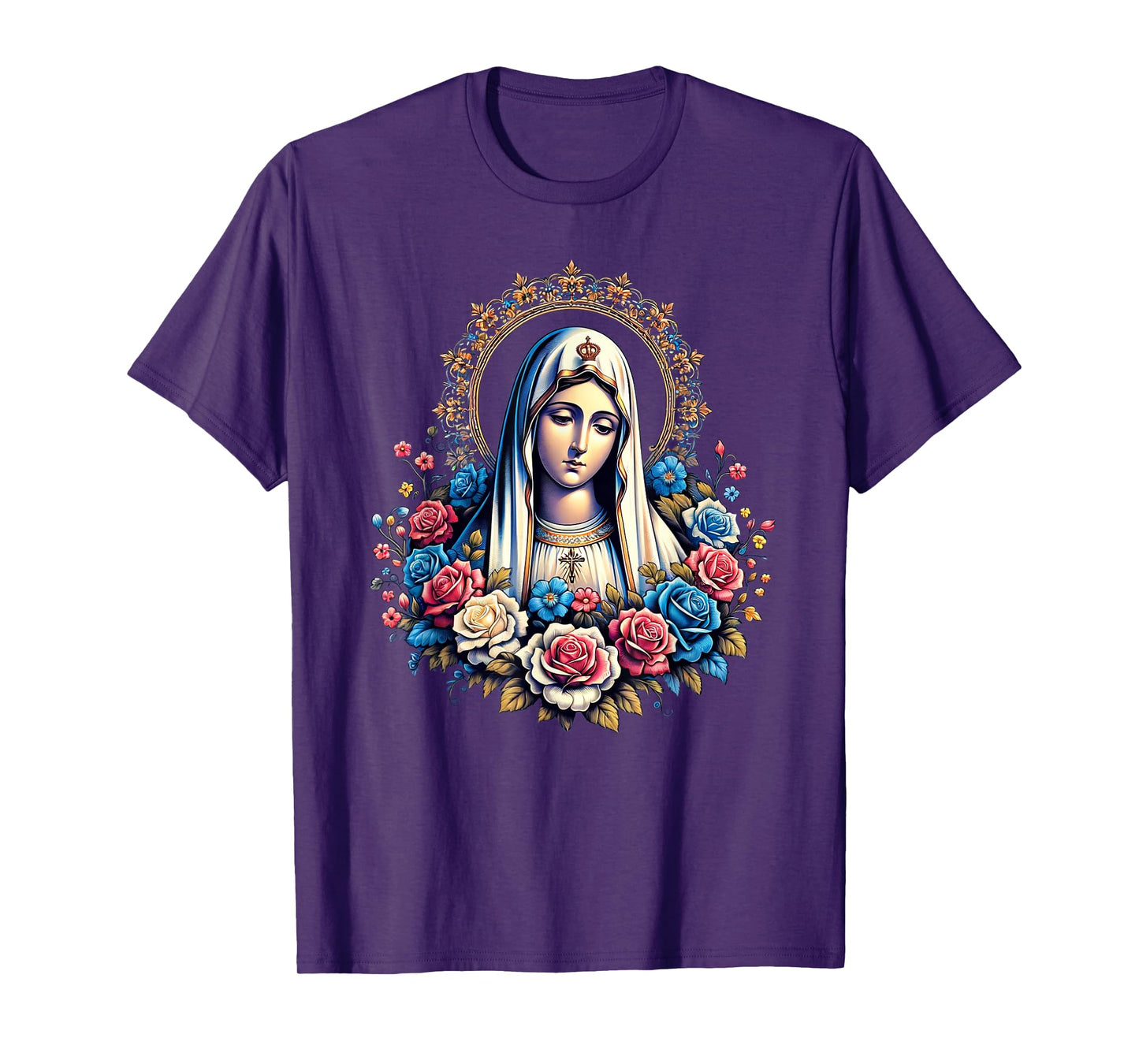 Our Lady Of Fatima Saint Mary Mother Mary Powerful Symbol T-Shirt