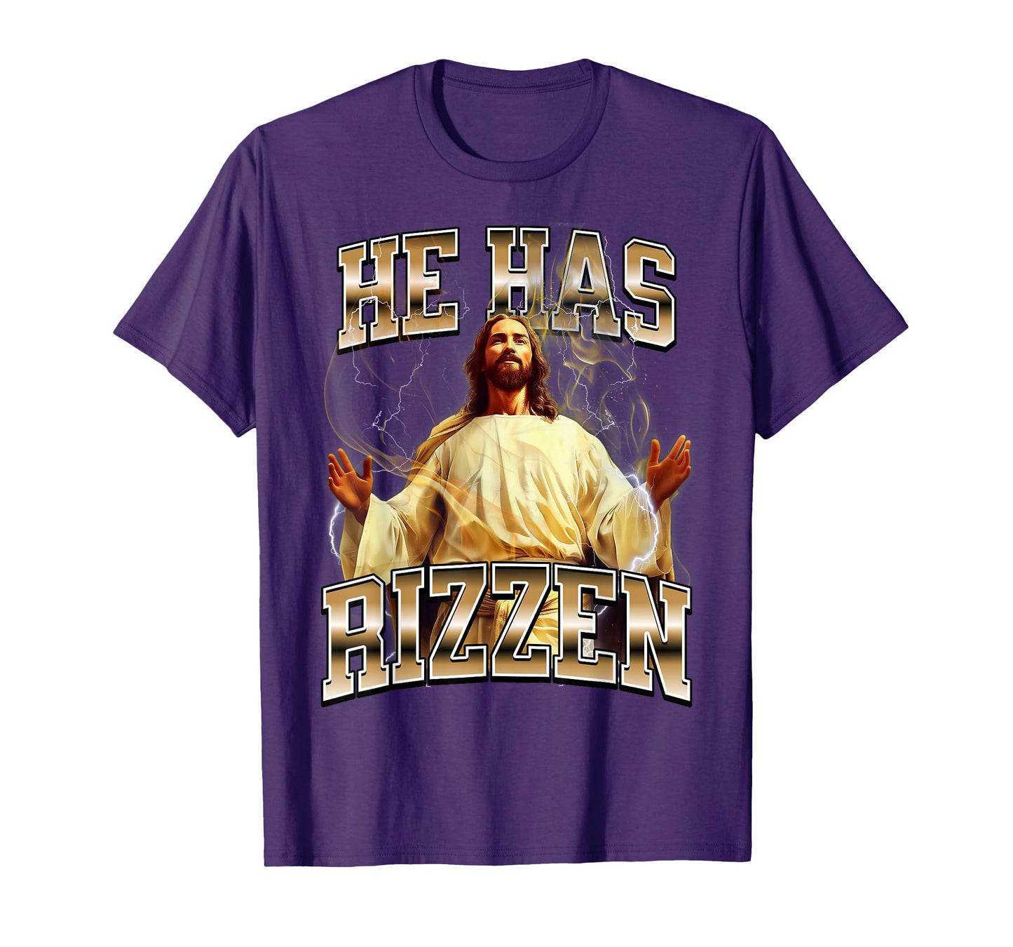 He Has Rizzen Jesus T-Shirt