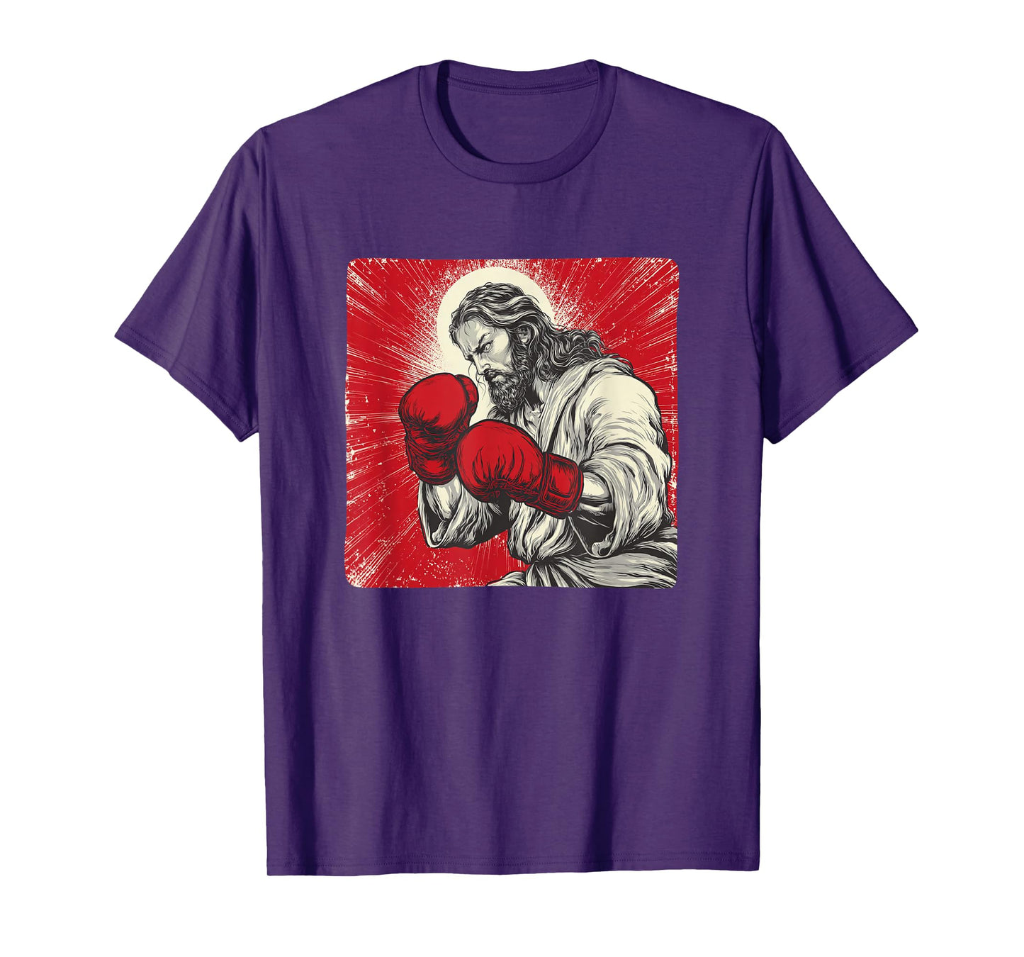 Pretty Punching Gloves with Jesus Christ Costume T-Shirt