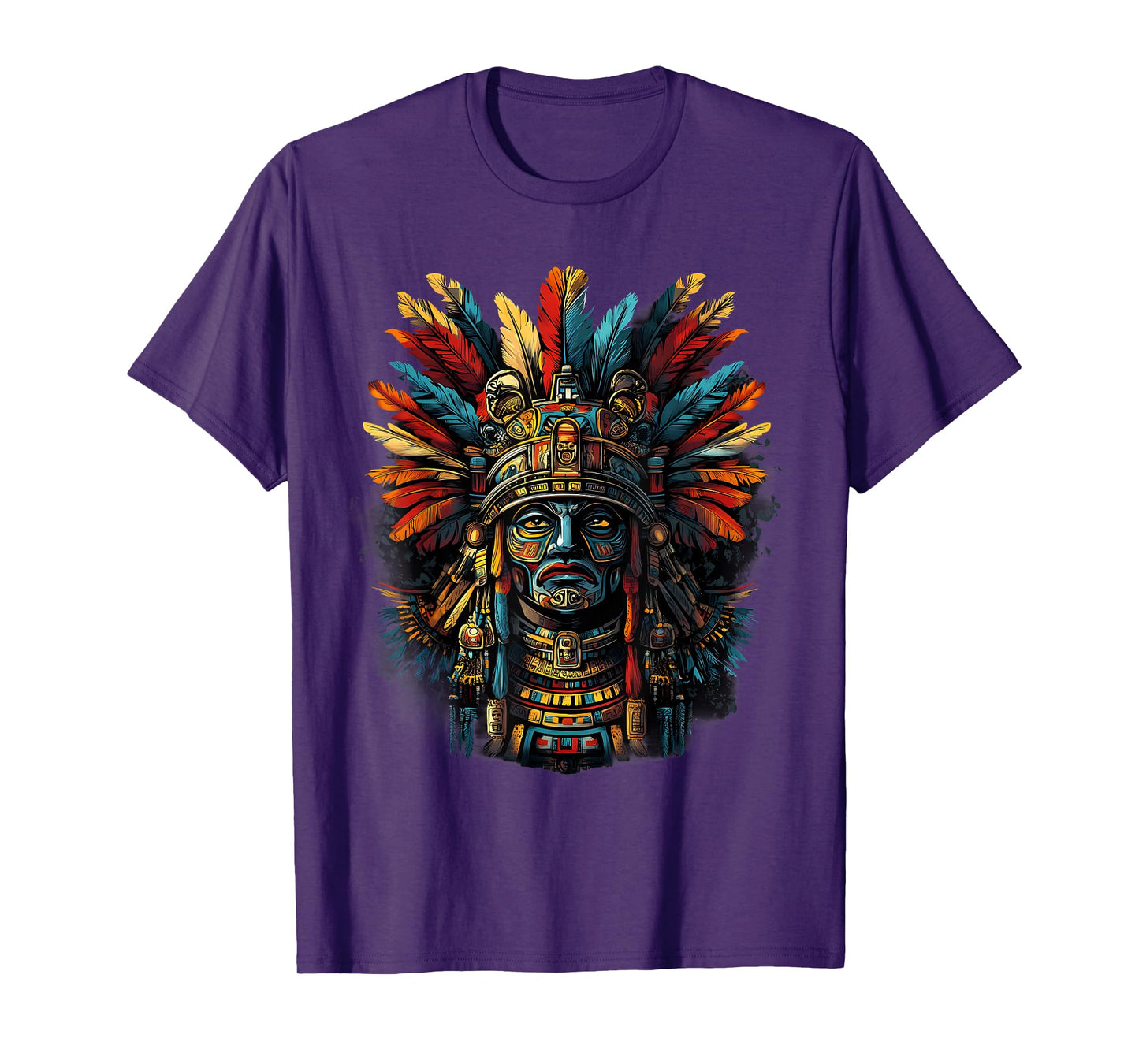 Aztec God Native Mexico Pride Mexican Mythology Mayan T-Shirt