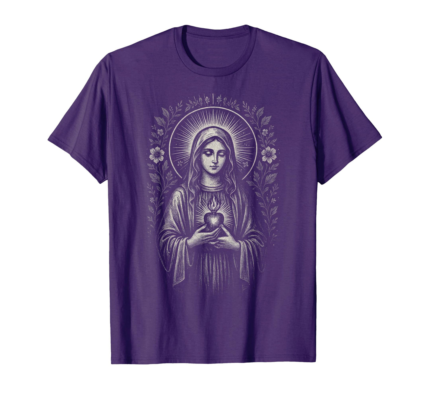 Mary - Catholic Faith Symbol T-Shirt