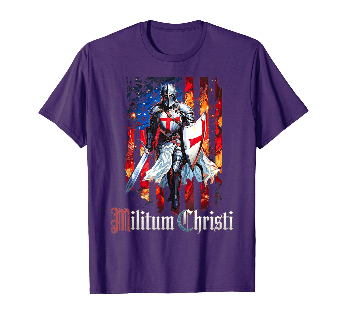 Catholic Knight Templar Crusader Cross T-Shirt