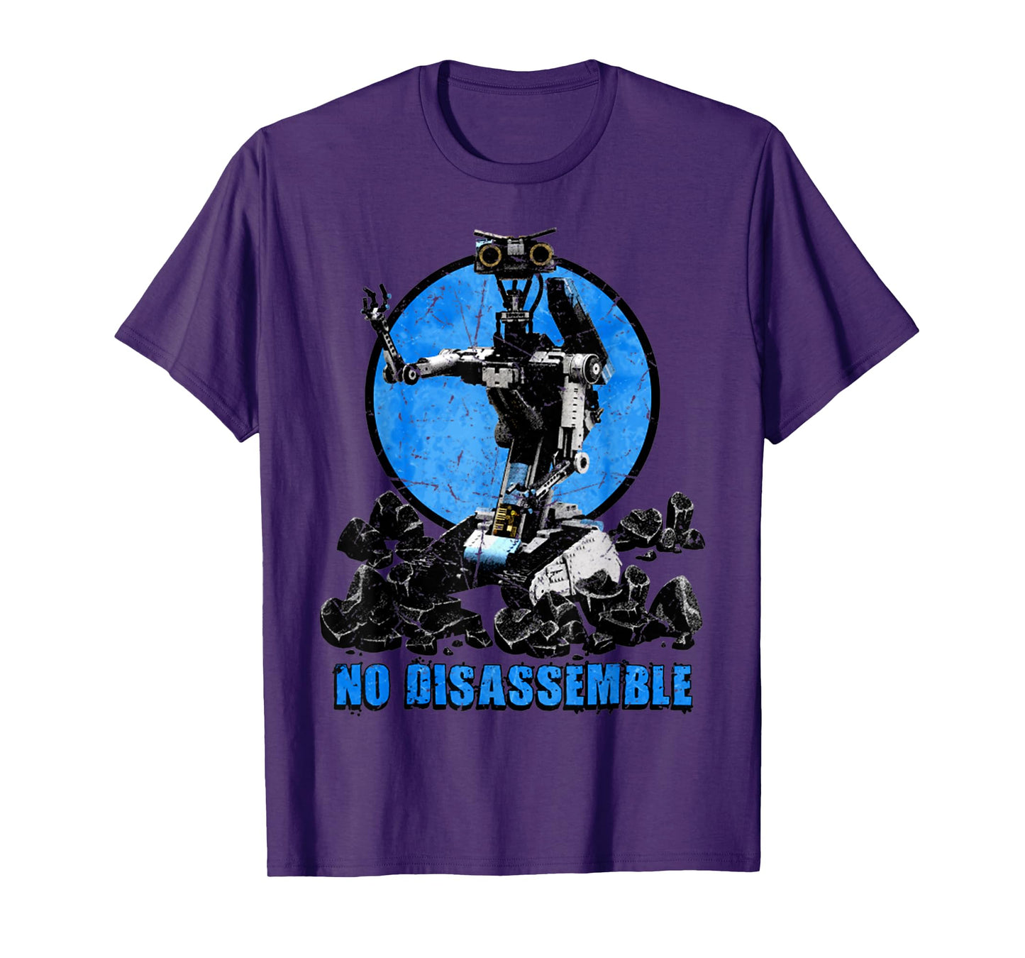 Vintage Funny Quote No Disassemble Apparel Vintage Funny Quote T-Shirt - Unisex-Adults, Black, Small, Short Sleeve, T-Shirt
