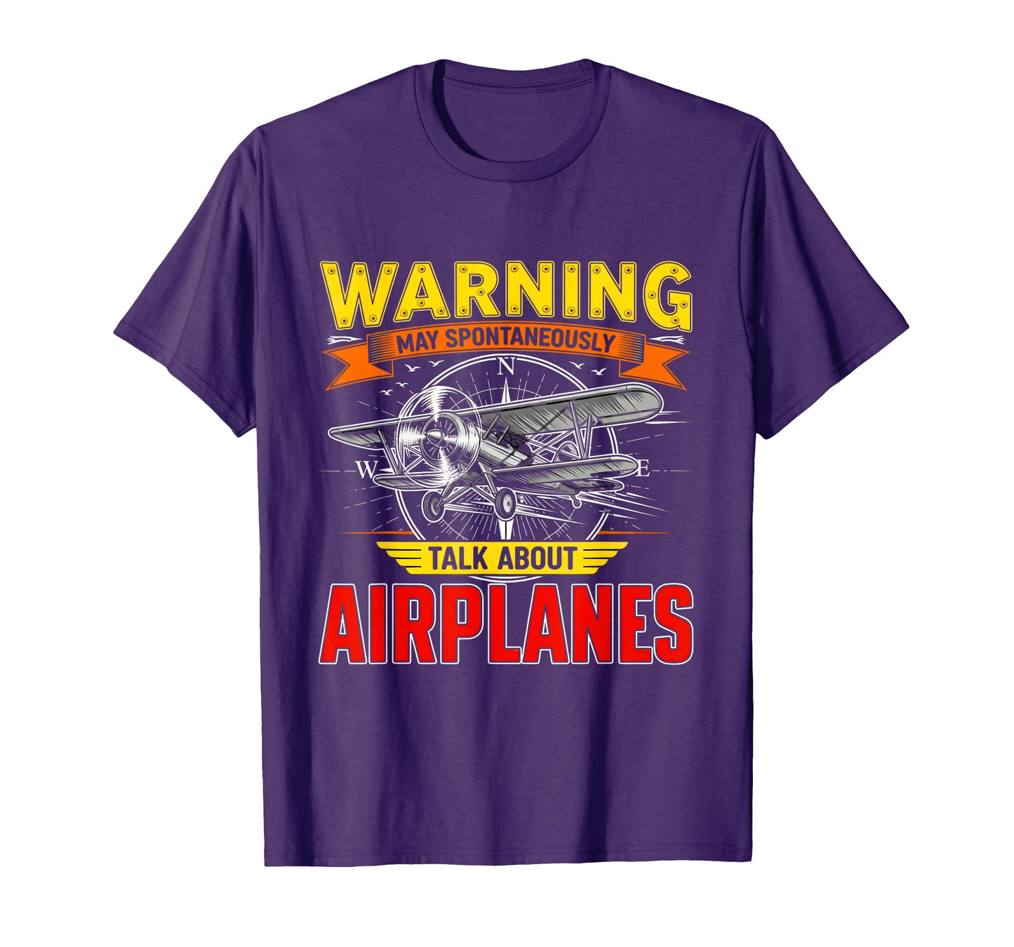 Airplane Novelty for Men Women Plane Aviation Funny Pilot T-Shirt