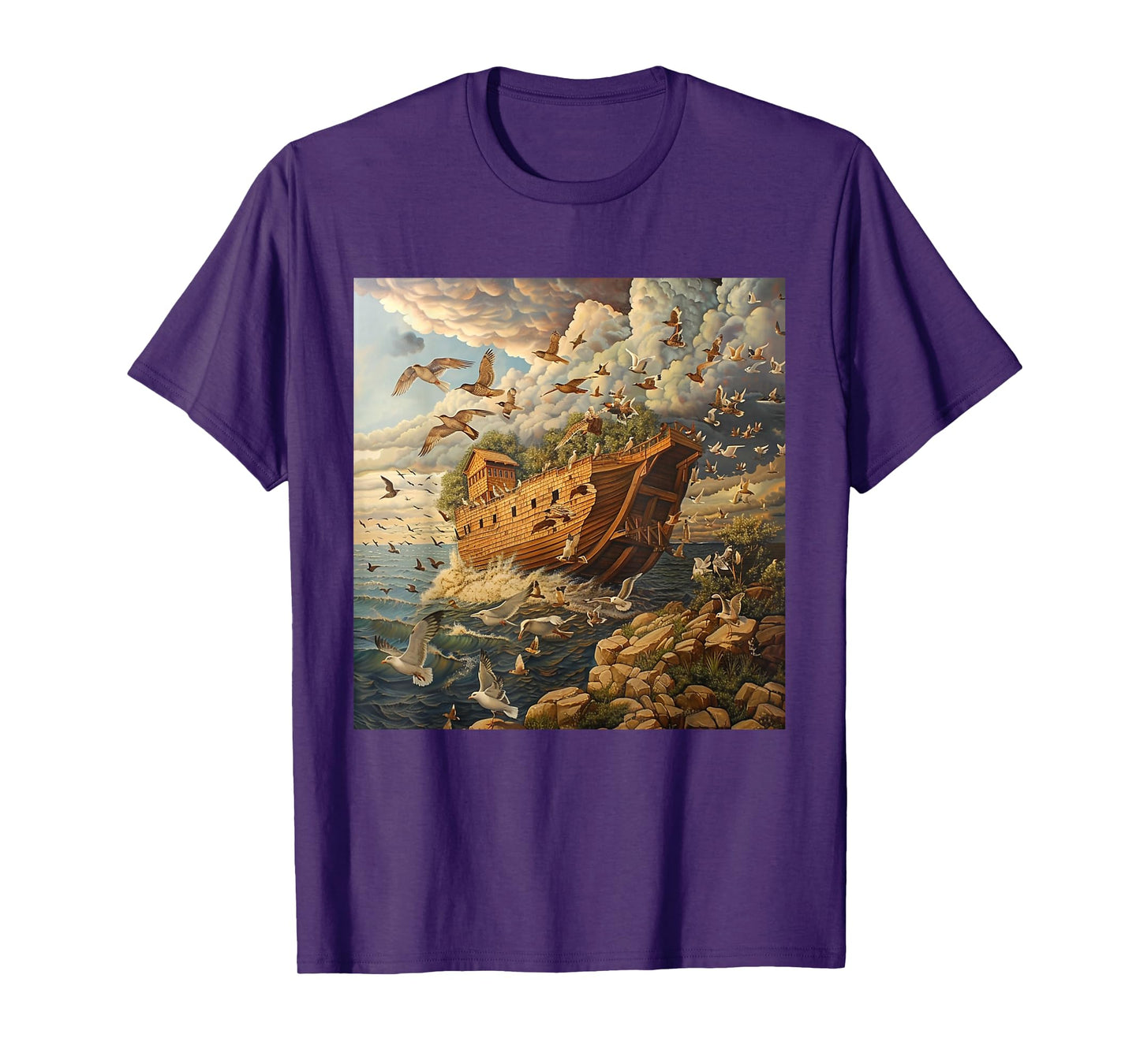 3. Art, Noah's Ark, Animals History Bible, Noah's Ship T-Shirt