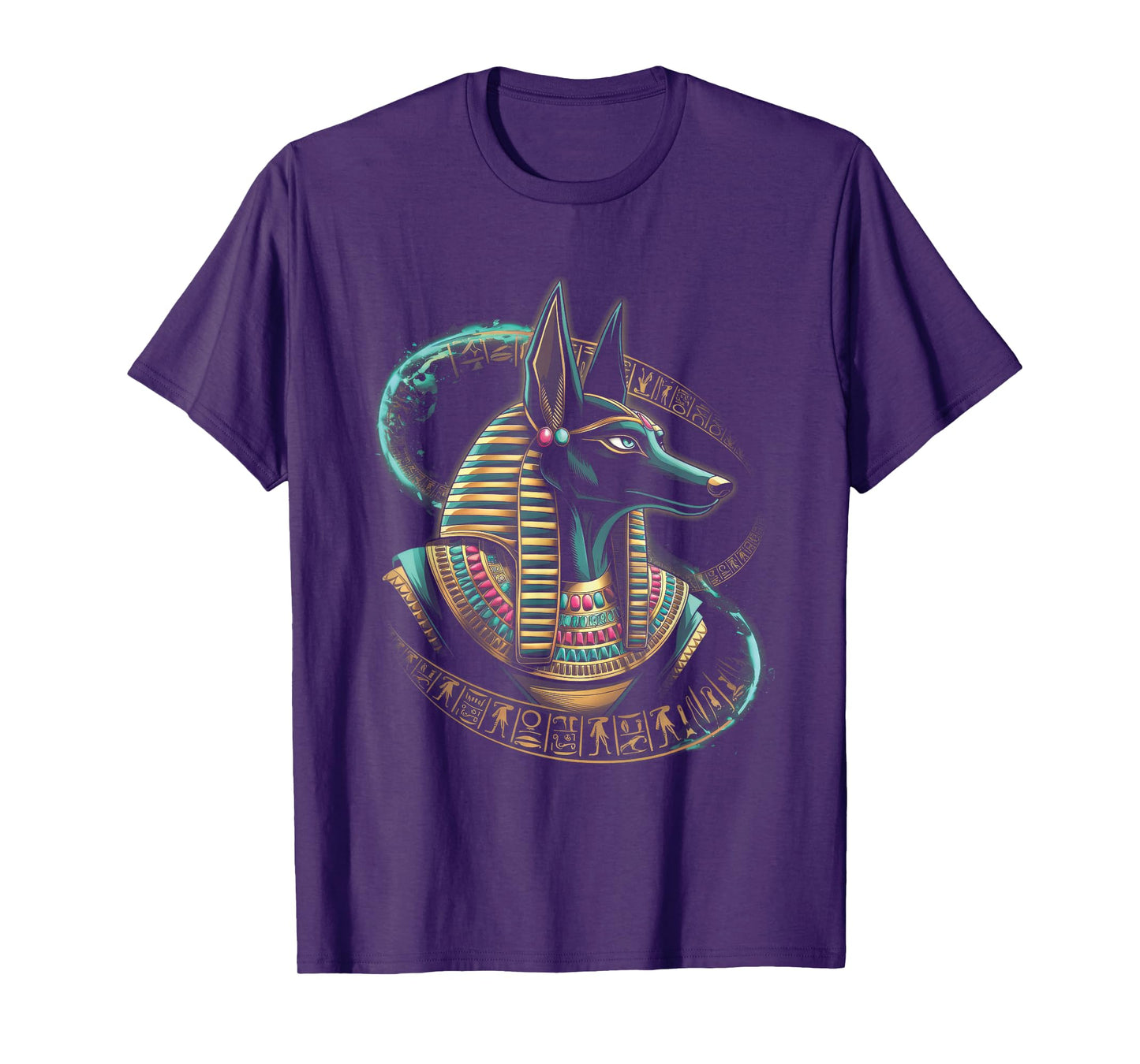 Anubis God Pharao Egyptian Artwork T-Shirt