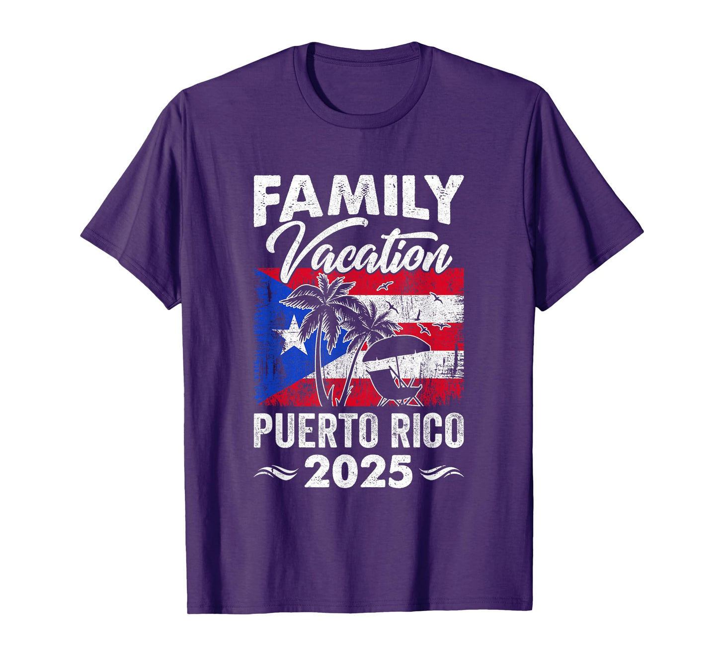Family Vacation Puerto Rico 2025 Beach Summer Vacation T-Shirt