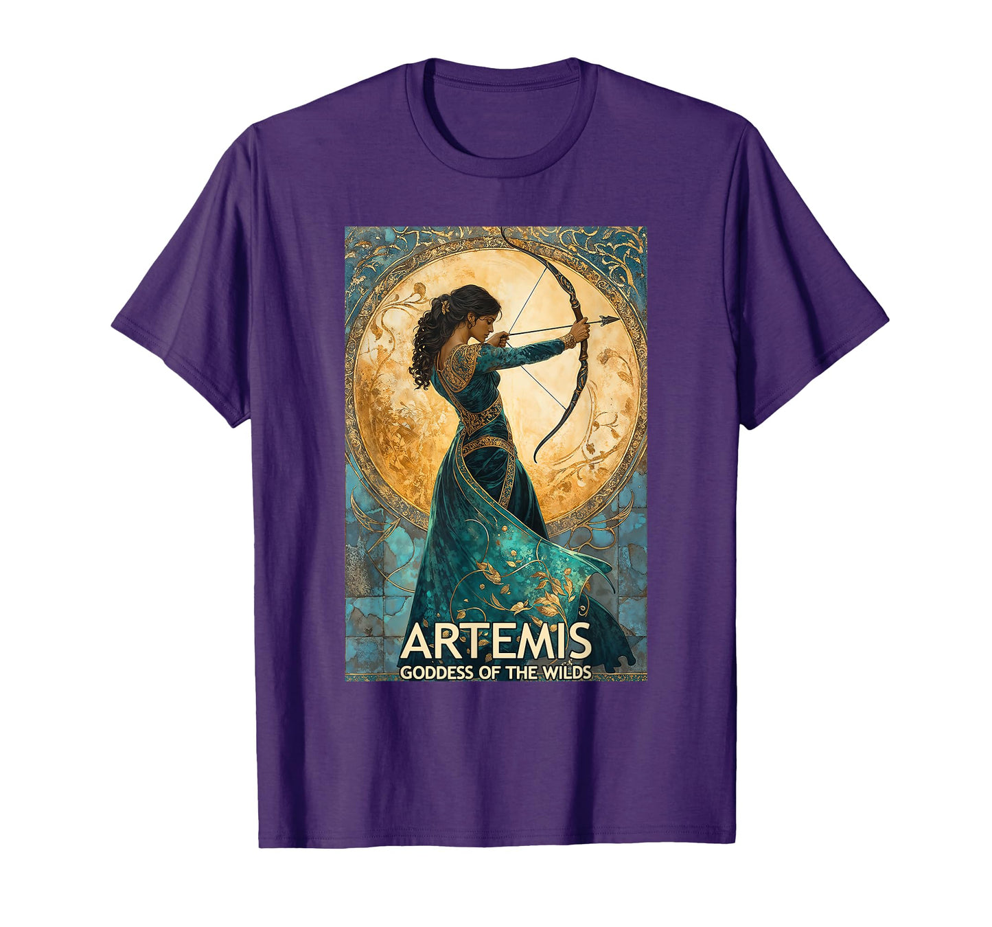 Artemis Moon Goddess Greek Goddess Artemis Feminine Divine T-Shirt