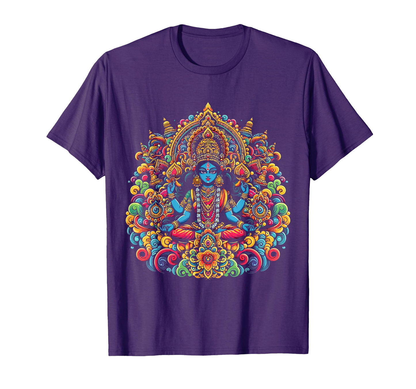 Kali Hindu Goddess Of Death Hindu Mother Fierce Warrior T-Shirt