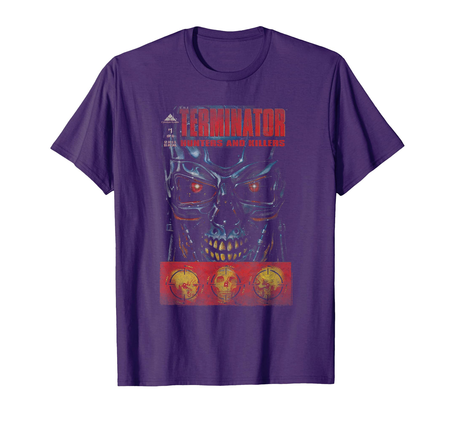 The Terminator Hunters & Killers Vintage Illustration Movie T-Shirt