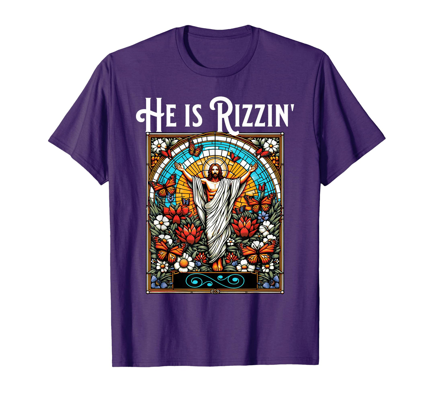 Funny Rizz He is Rizzin Jesus T-Shirt