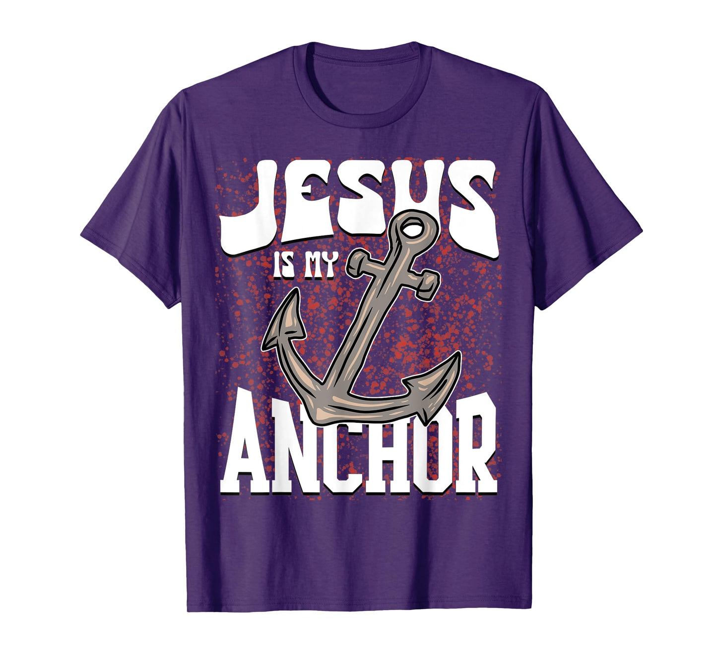 Jesus God Faith Anchor Christian Religious T-Shirt
