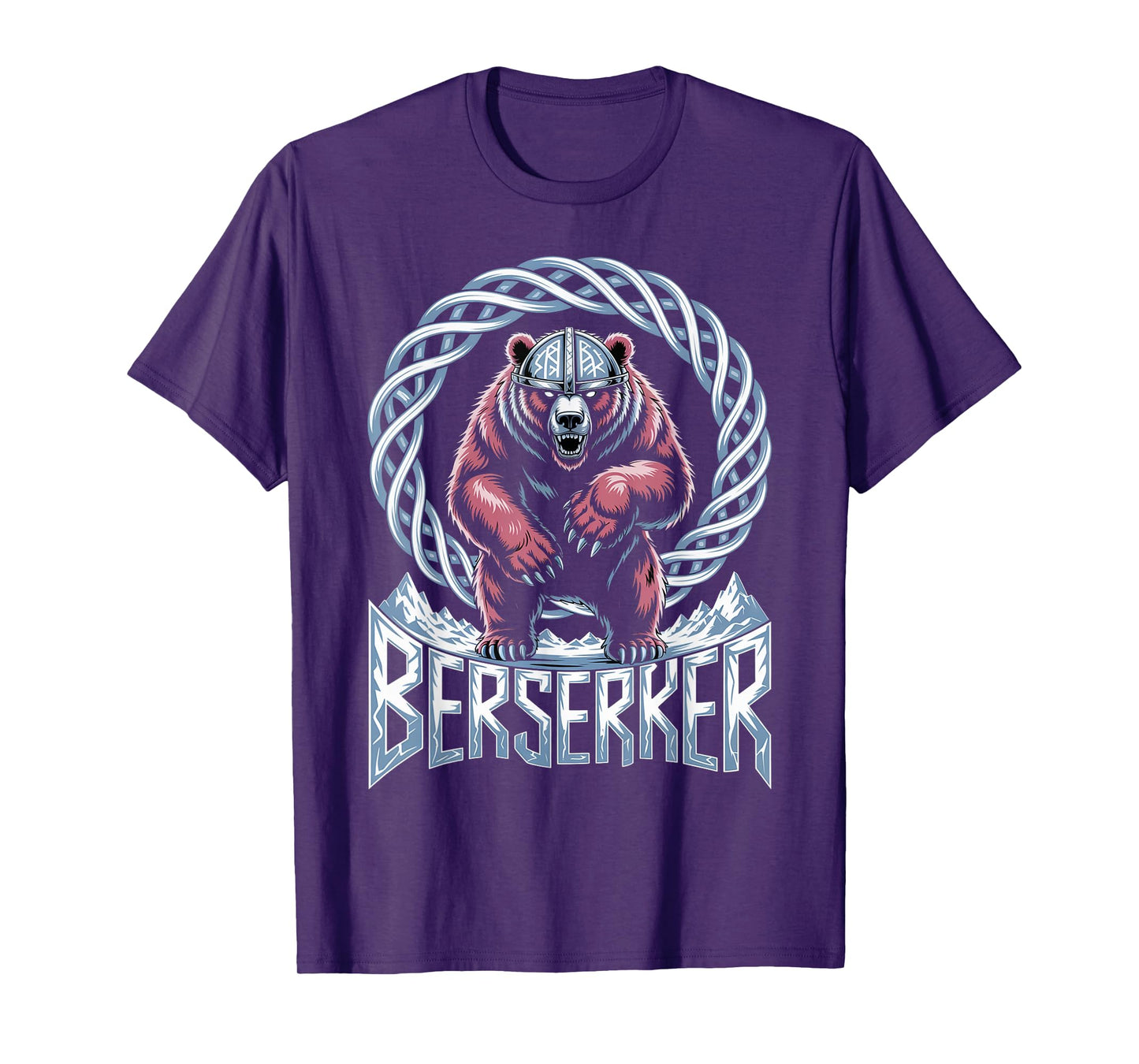 Norse Mythology Berserker Ice Bear Warrior Strength T-Shirt