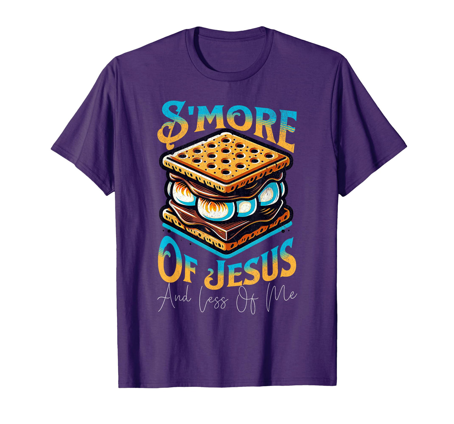 Retro S'more Of Jesus Less Of Me Funny Christian Smore T-Shirt