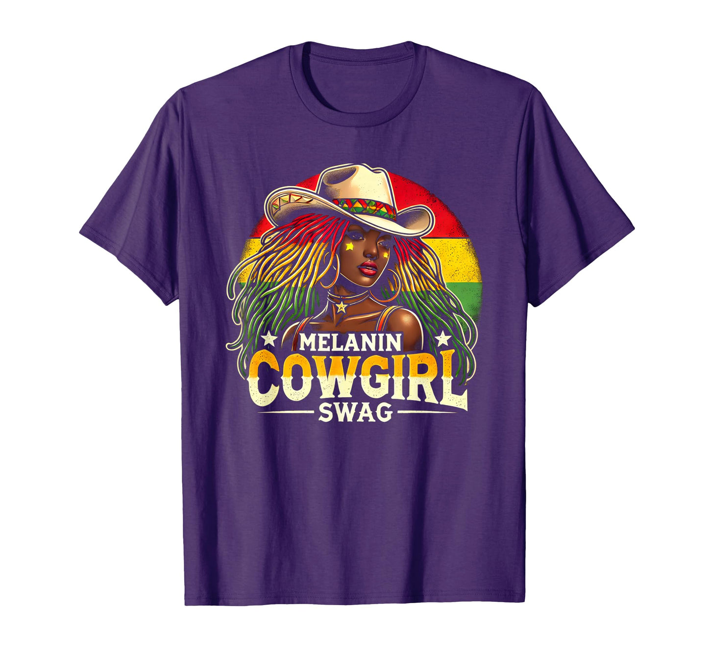 Melanin Cowgirls African Cowgirl Swag T-Shirt