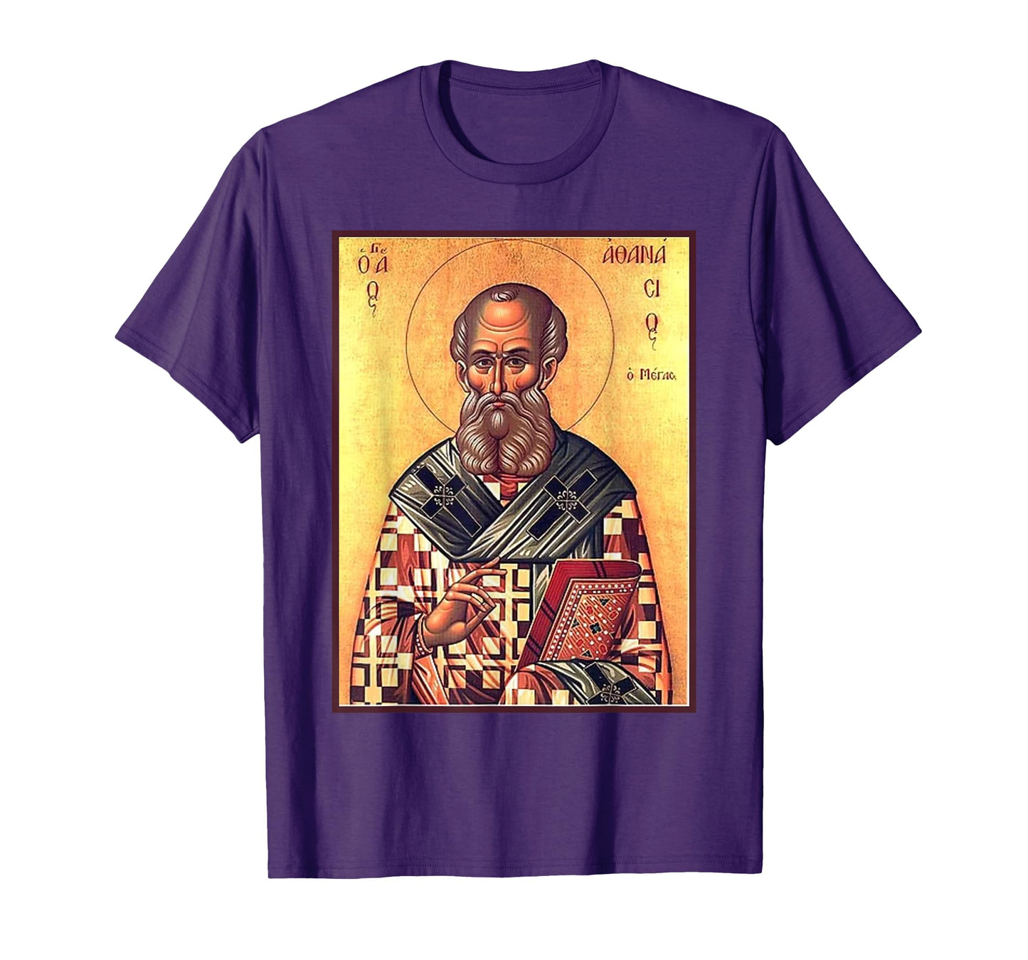 St. Athanasius of Alexandria Eastern Orthodox Byzantine Art T-Shirt