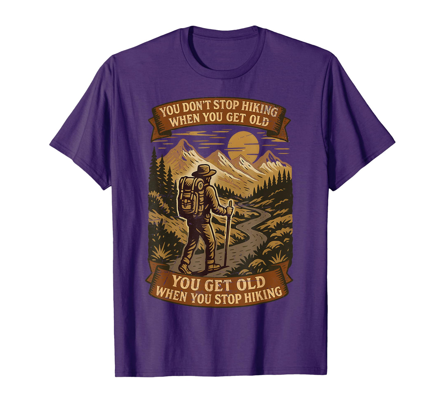 Funny Hiker Gift Hiking Lover Outdoor Quote T-Shirt