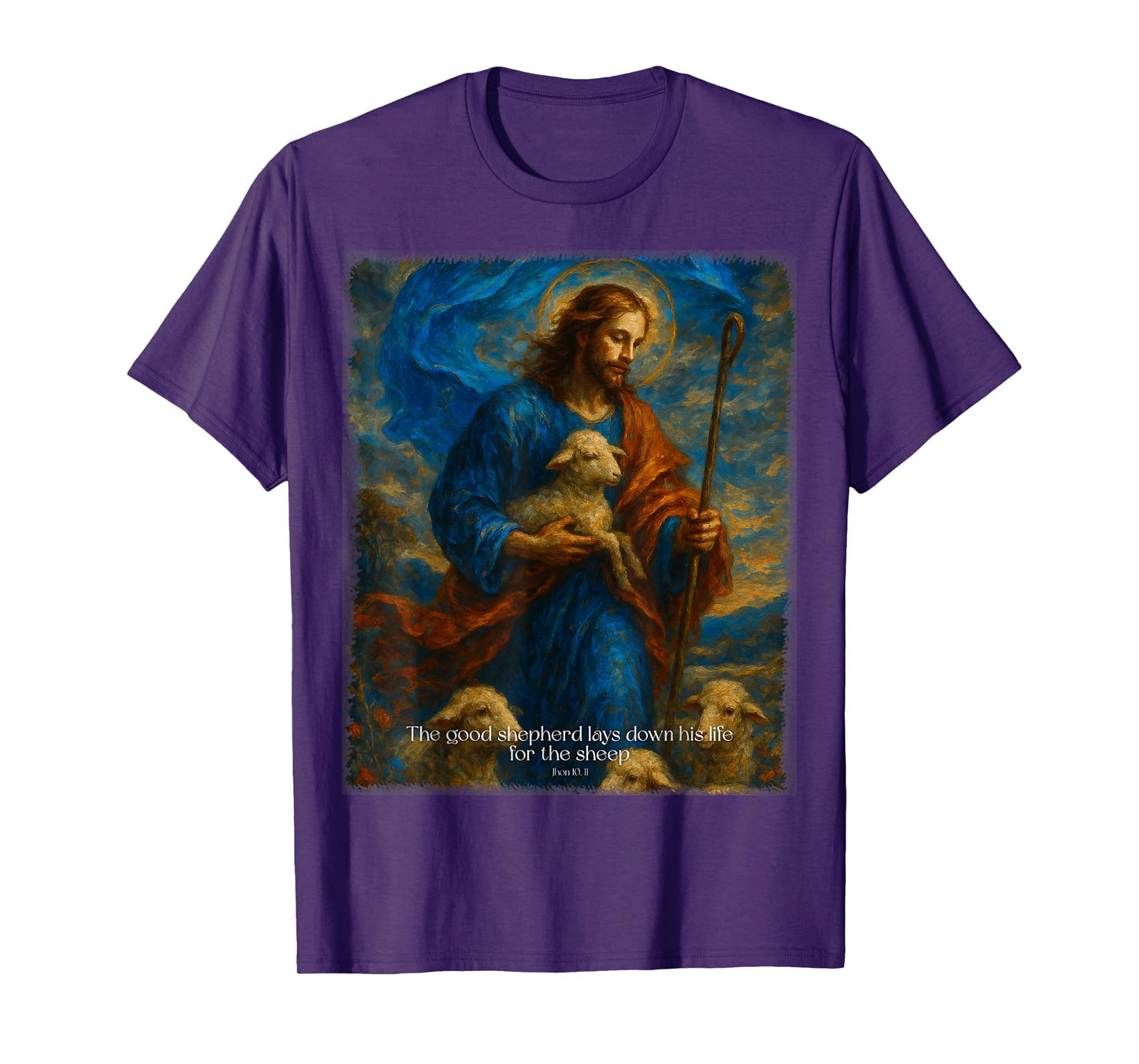 Good Shepherd Bible Verse Christian Faith Design T-Shirt