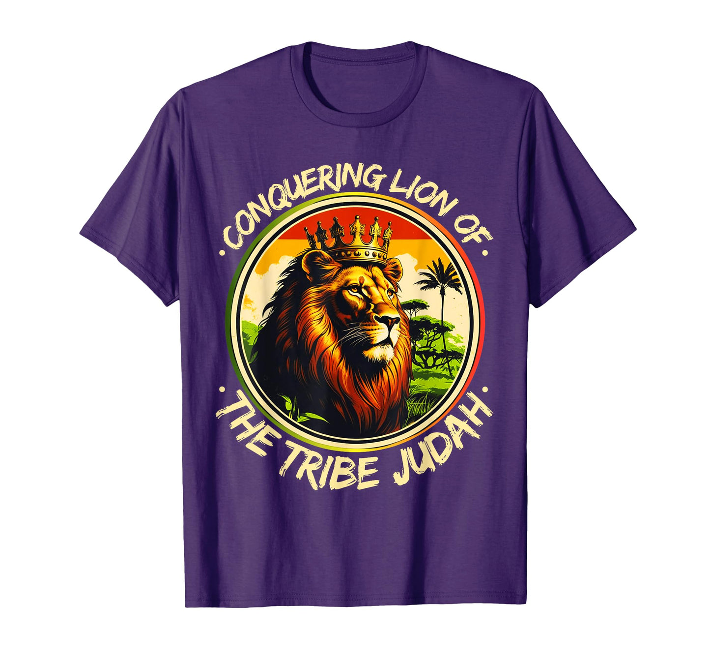 Conquering Lion Of The Tribe Judah Hebrew Israelite YHWH T-Shirt