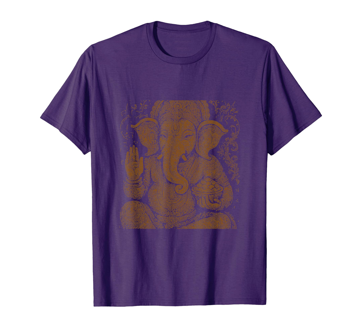 Ganesh Symbol Yoga Hindu Elephant God Ganesha Puja T-Shirt