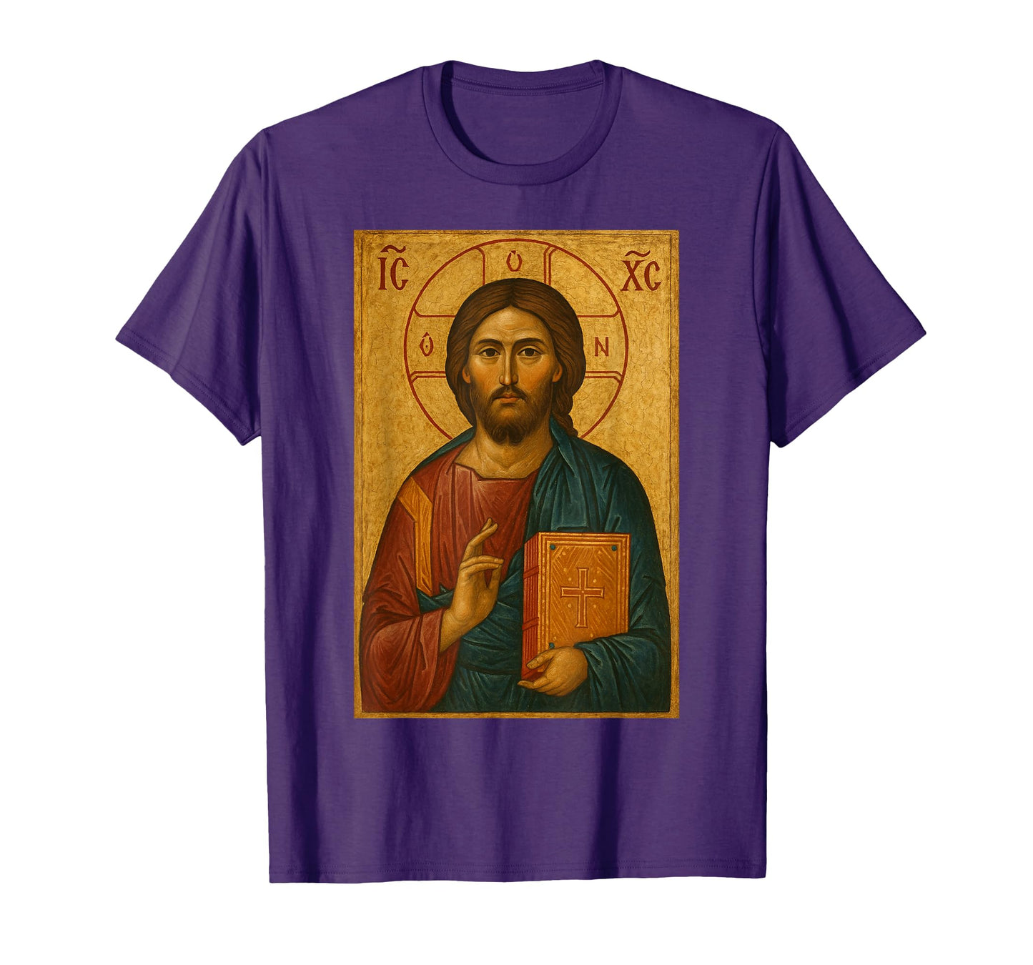 Christ Pantocrator Icon - Orthodox Christ The Teacher T-Shirt