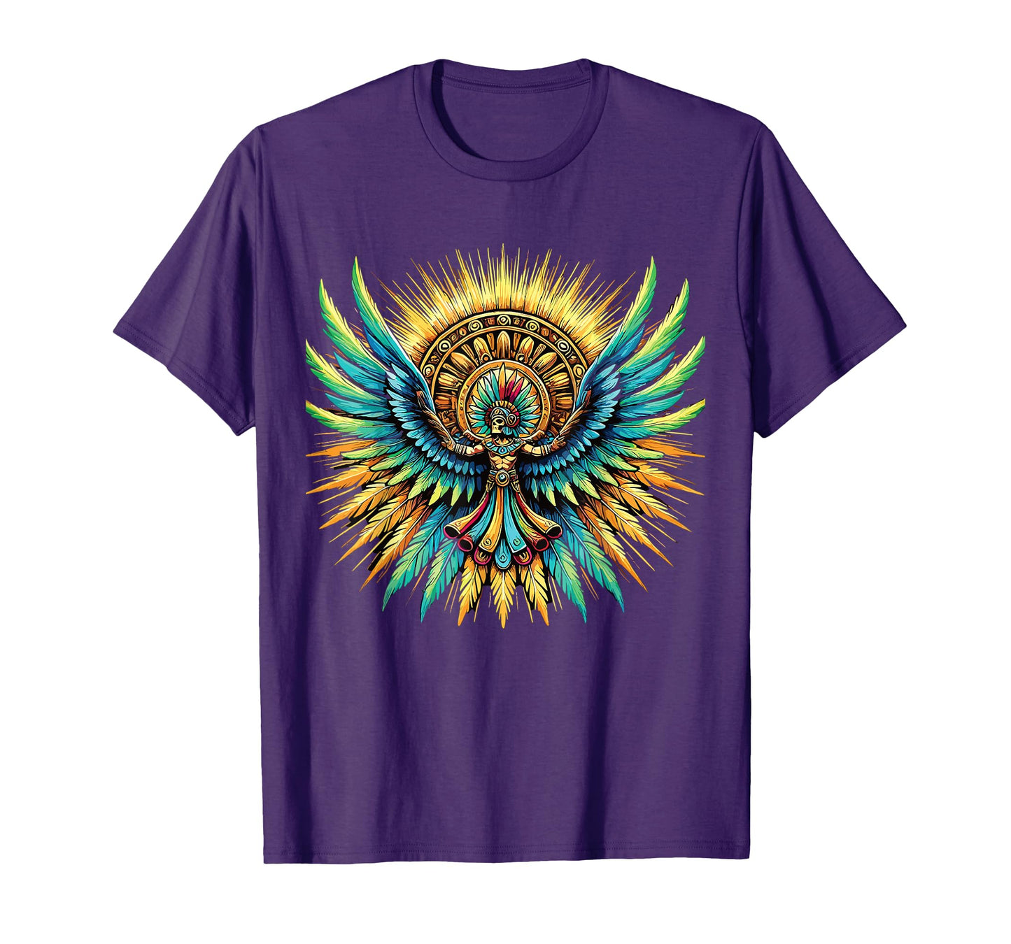 Aztec god Huitzilopochtli Mexican T-Shirt