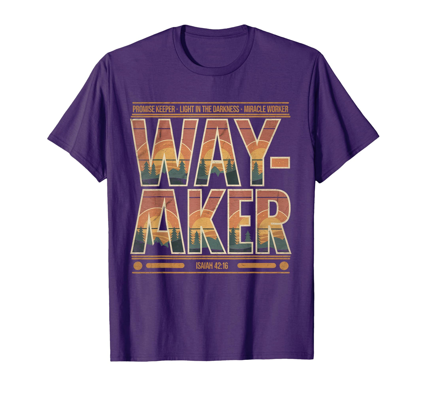 Waymaker Tshirt Promise Keeper Miracle Worker God Christian T-Shirt