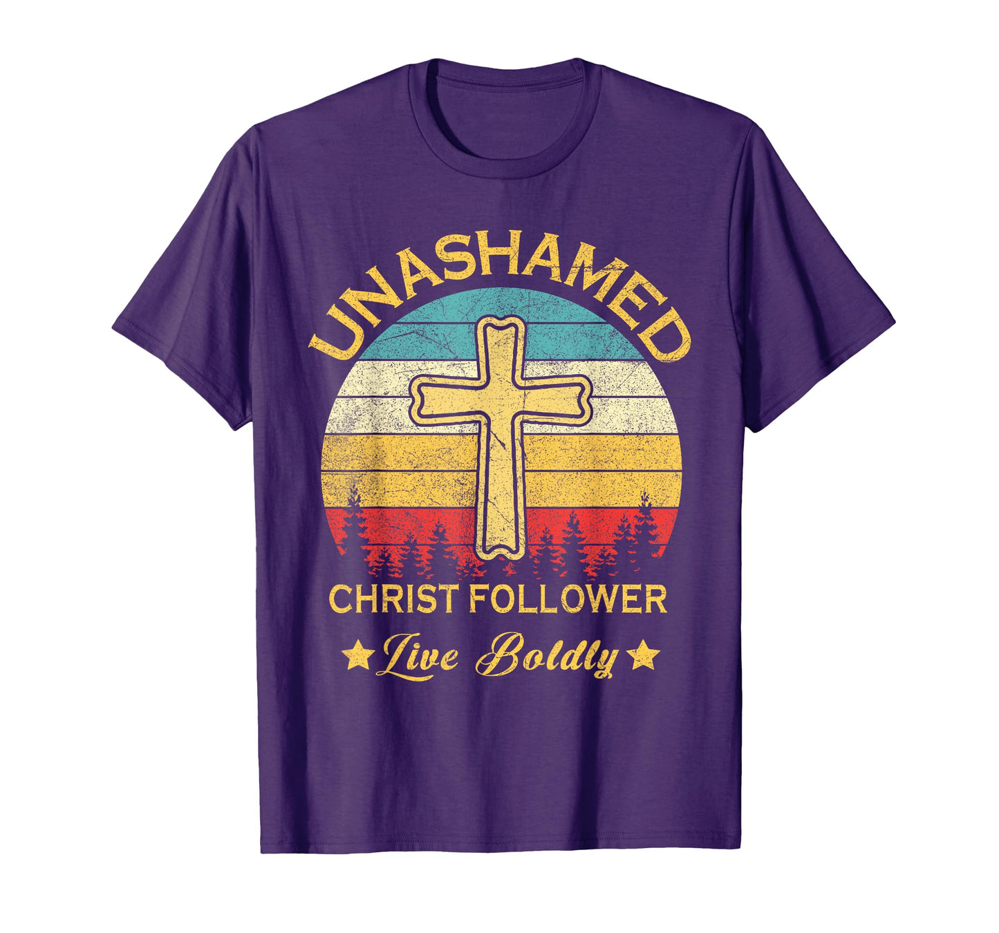 Unashamed Christ Follower Christian Faith Saying Believer T-Shirt