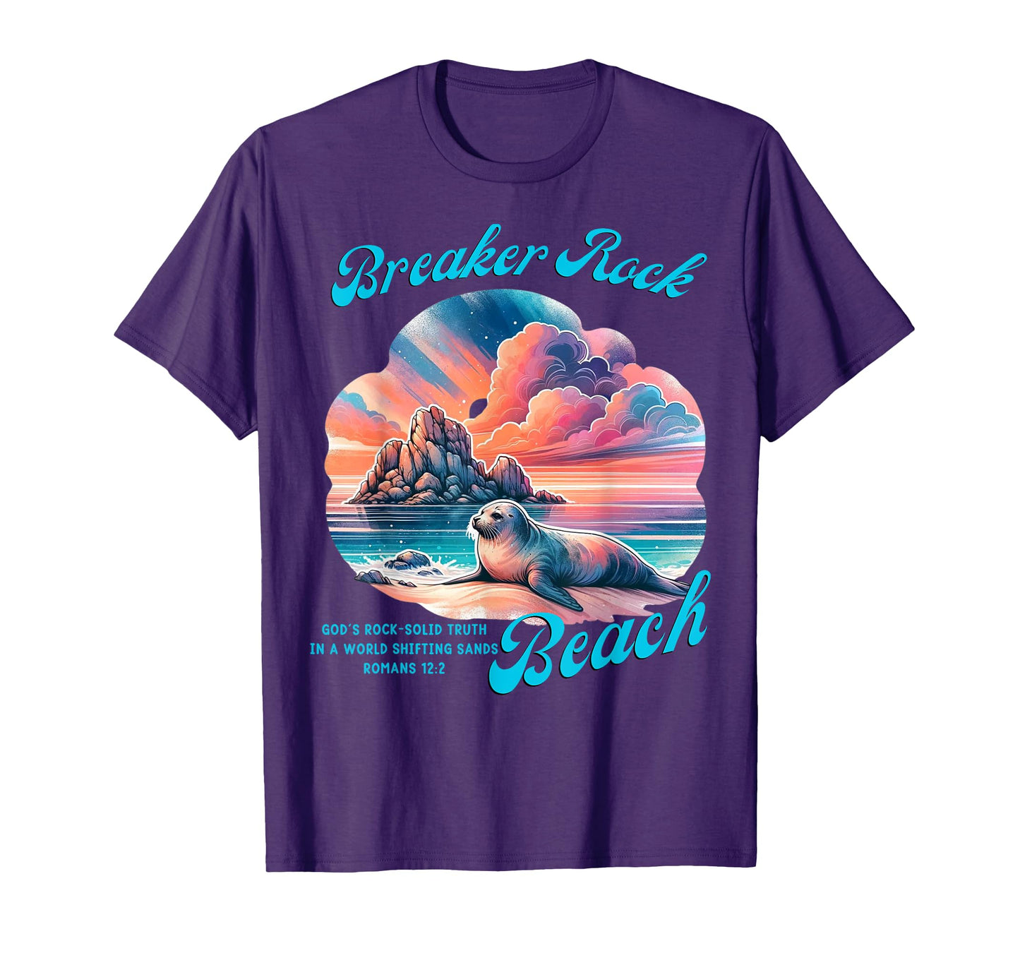 Breaker Rock Beach God's Rock-Solid Truth VBS Christian 2024 T-Shirt for Men Women Girls Kids