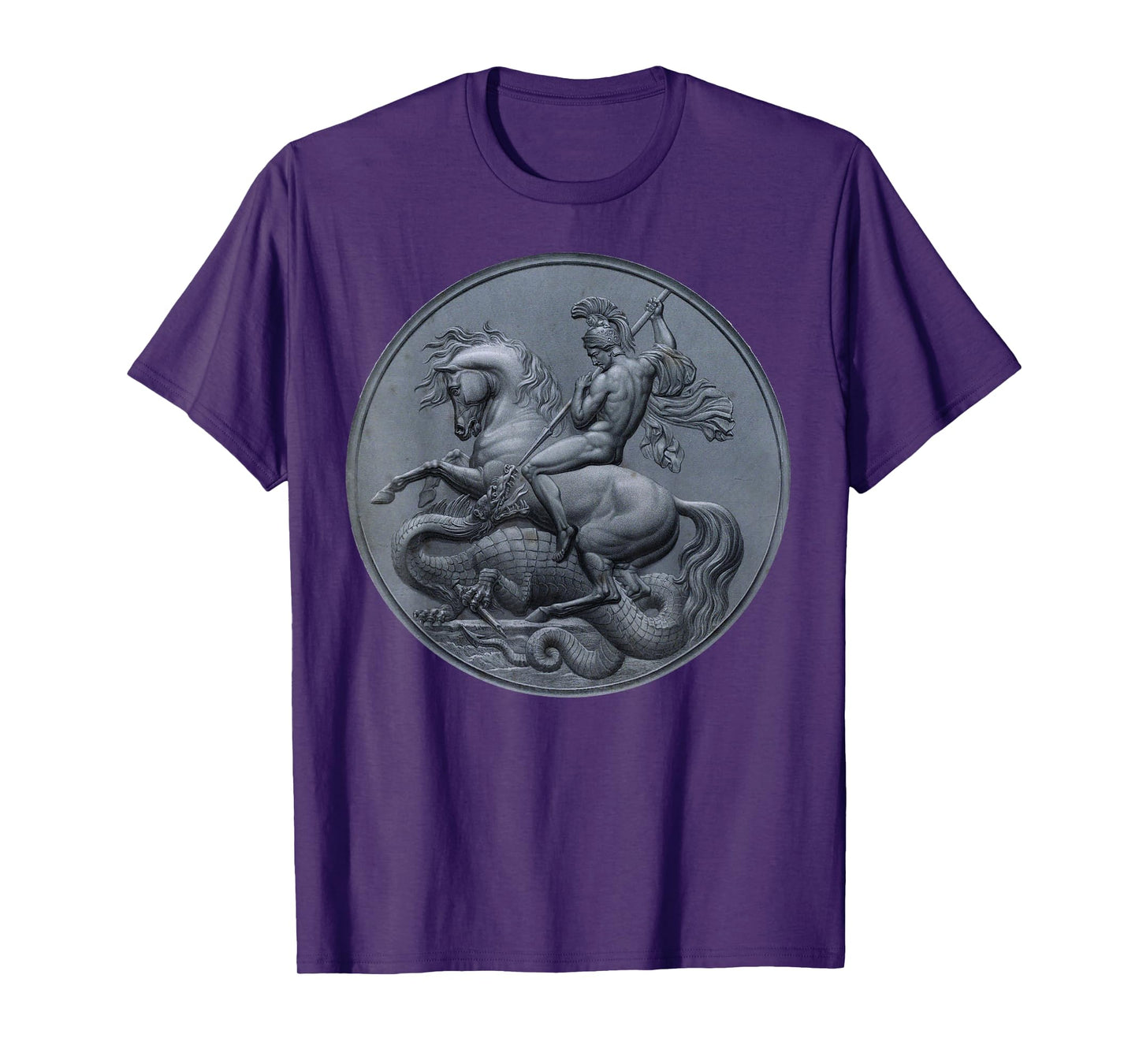 Saint George Dragon Crusades Soldier Saint Catholic Martyr T-Shirt