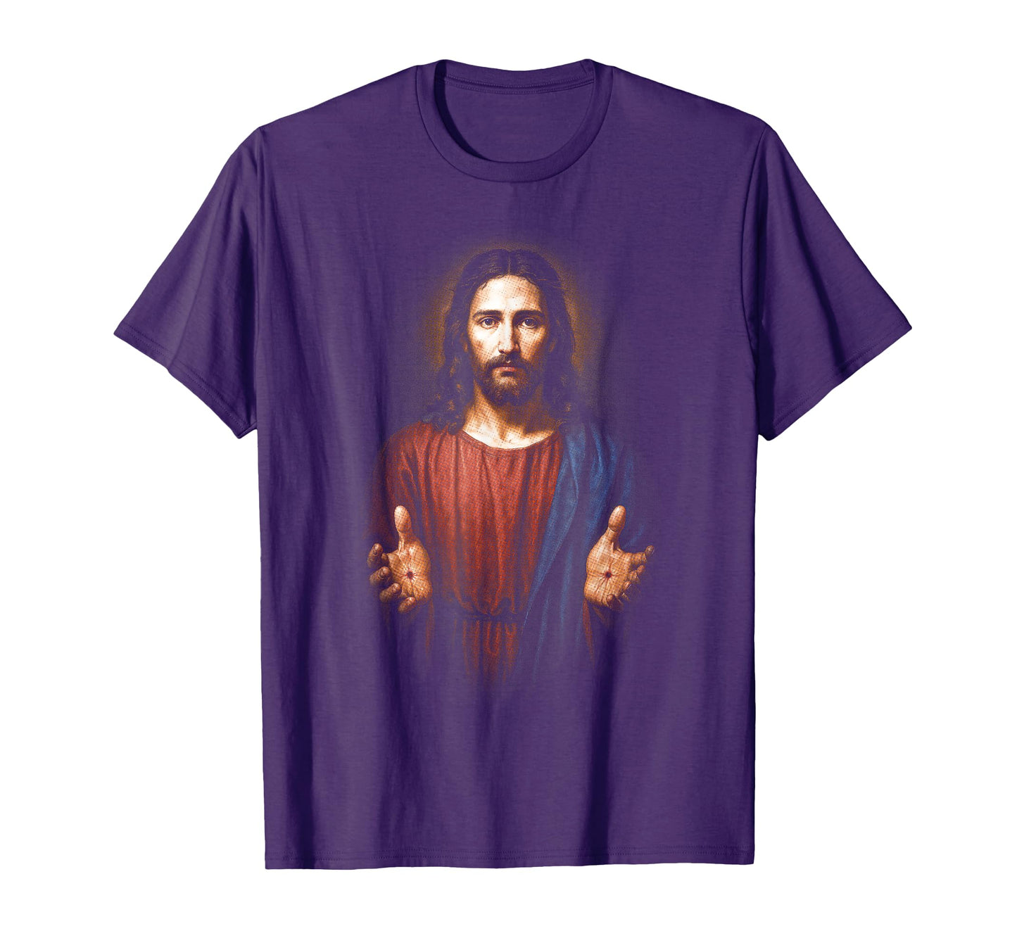 Christian Faith Inspirational Jesus Portrait God Faith Bible T-Shirt