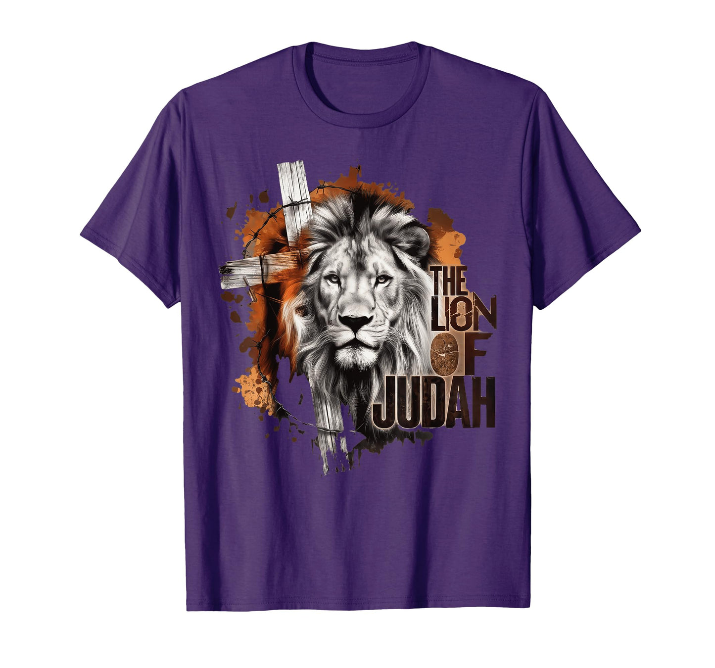 Jesus Lion of Judah Christian Faith for Men and Women T-Shirt