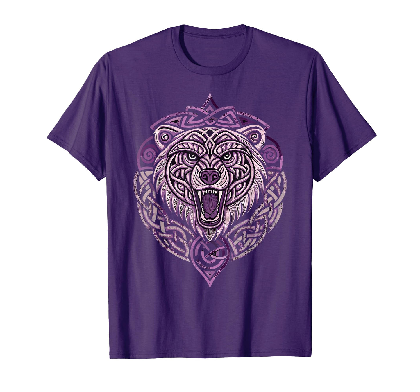 Retro Viking Bear – Norse Wildlands Warrior T-Shirt