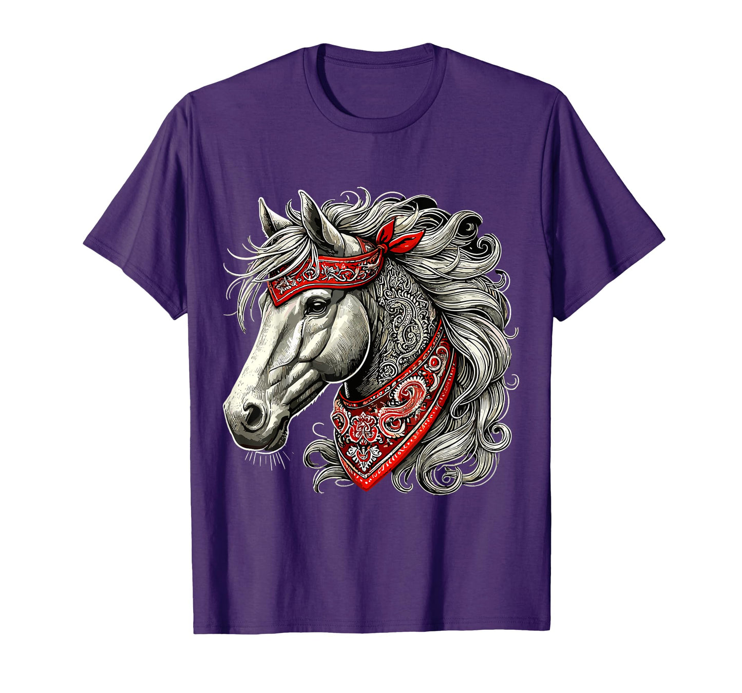 Horse with Bandana T-Shirt