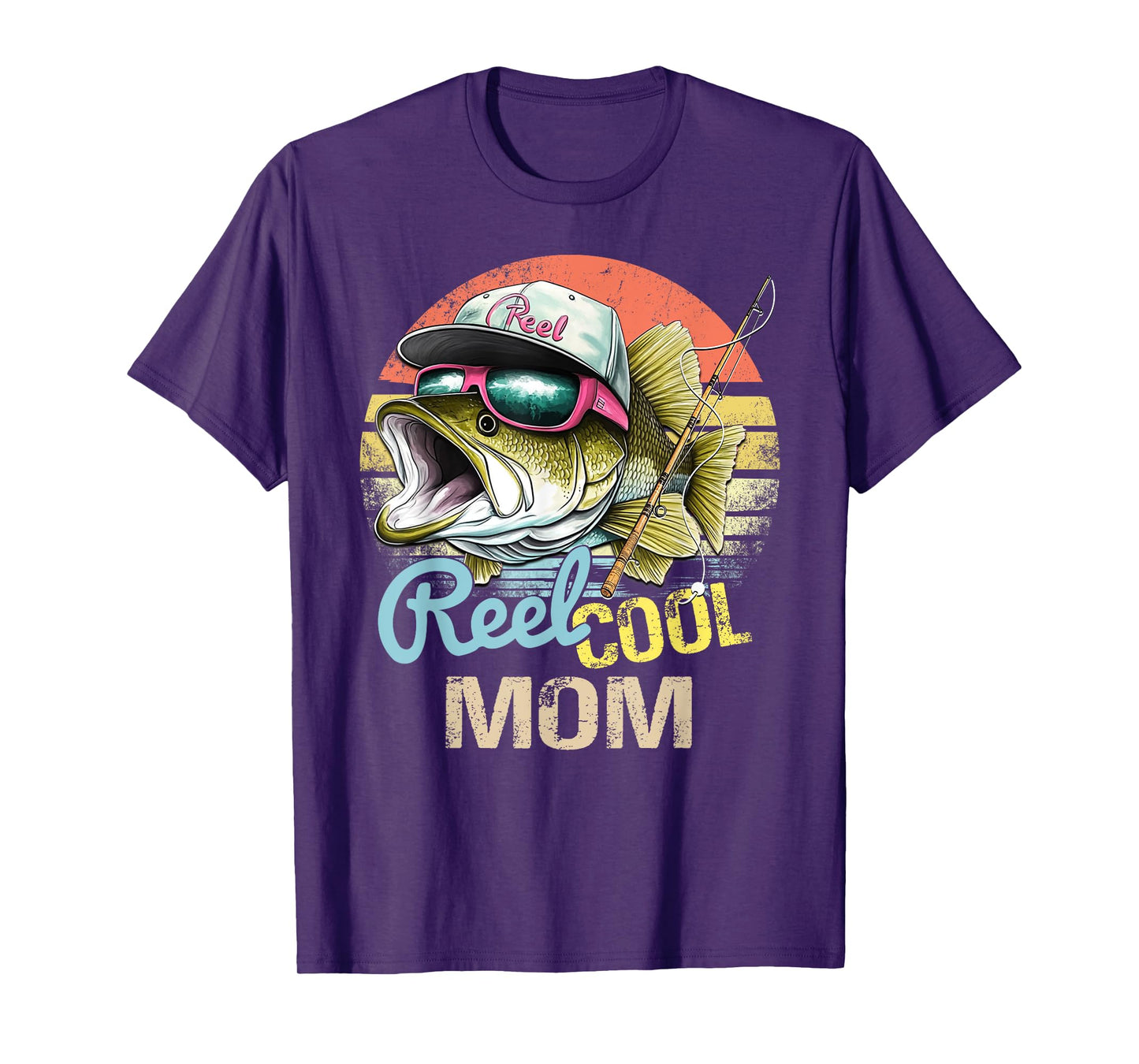 Reel Cool Mom Funny Fishing Quotes For Uncle Women T-Shirt