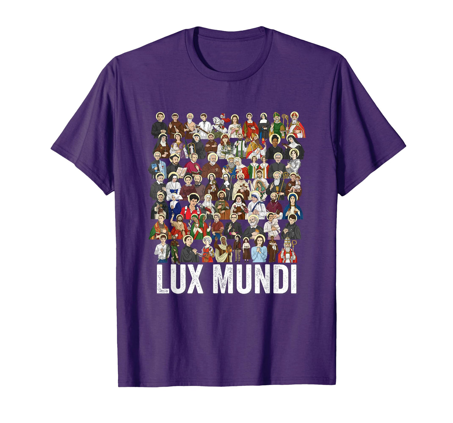 Catholic Patron Saints Latin Religious T-Shirt
