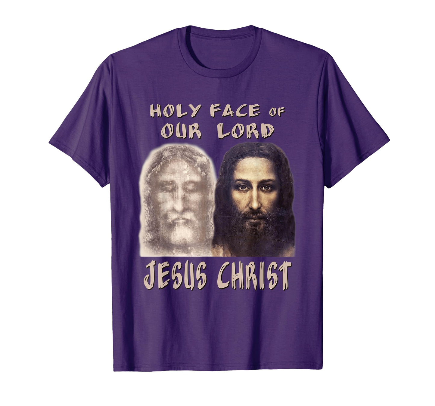 Holy Face Our Lord Jesus Christ Shroud Turin Reconstruction T-Shirt