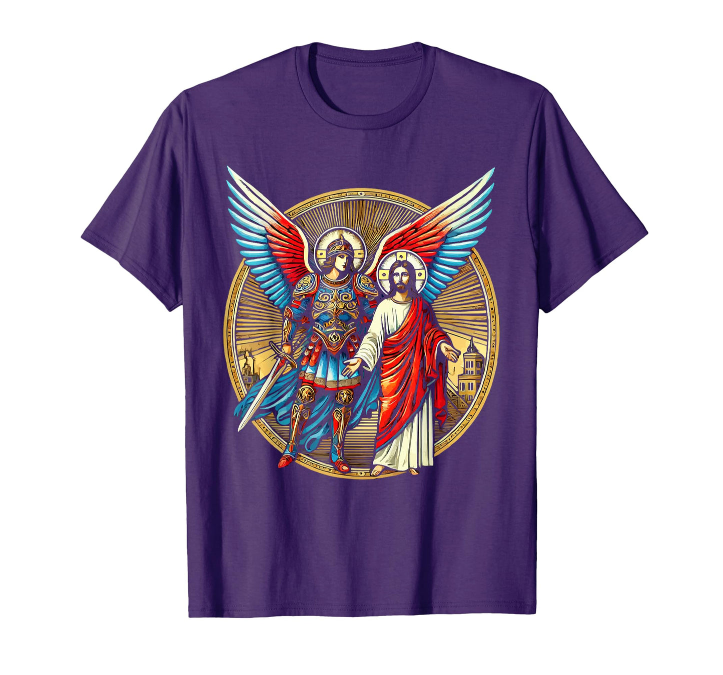 Archangel Gabriel Catholic Christianity Guardian Angel T-Shirt