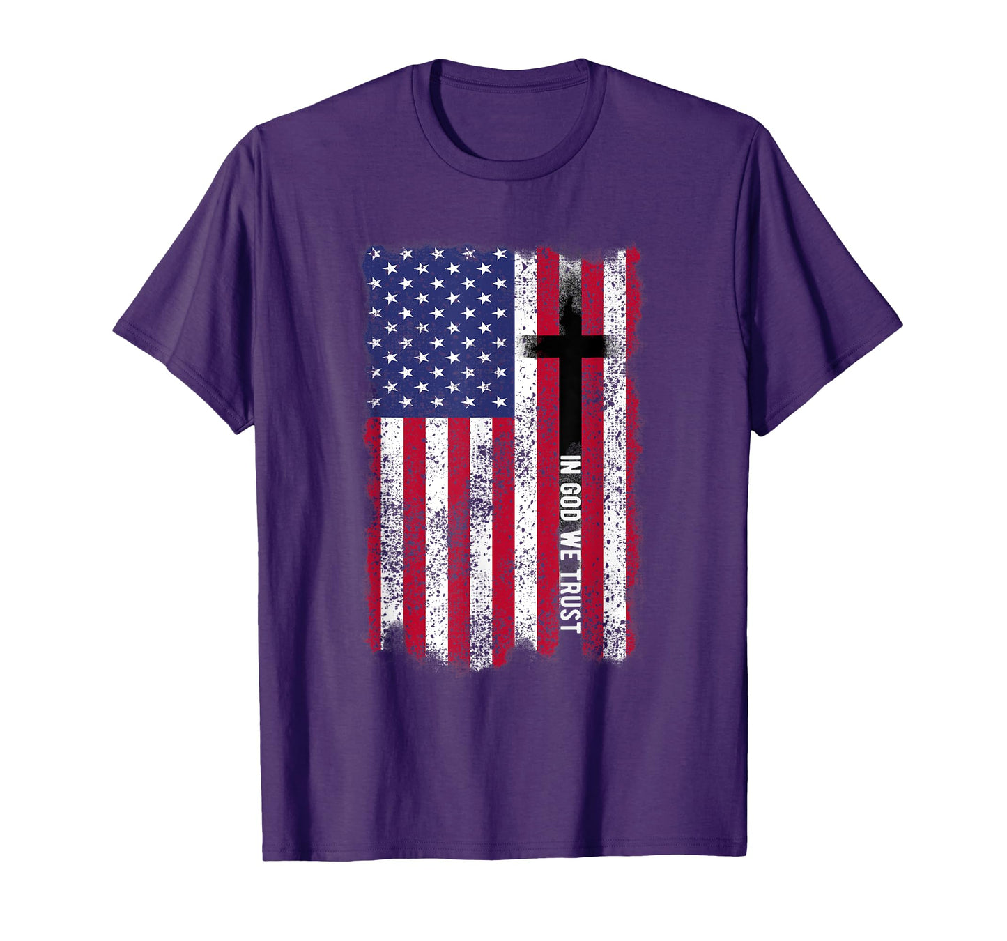 In God We Trust Shirt Patriotic Christian Religious Shirt Women Kids Men T-Shirt