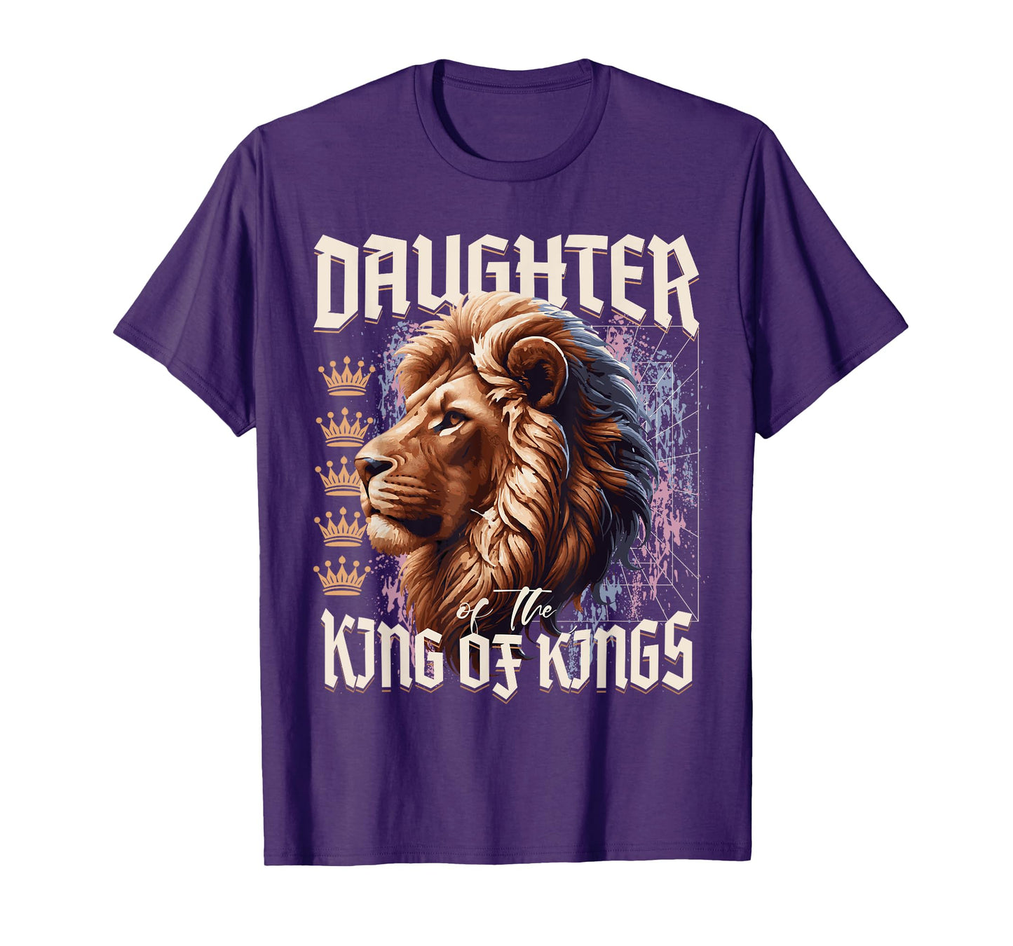 Daughter of King Lion Y2K Trendy Jesus Apparel Christian T-Shirt
