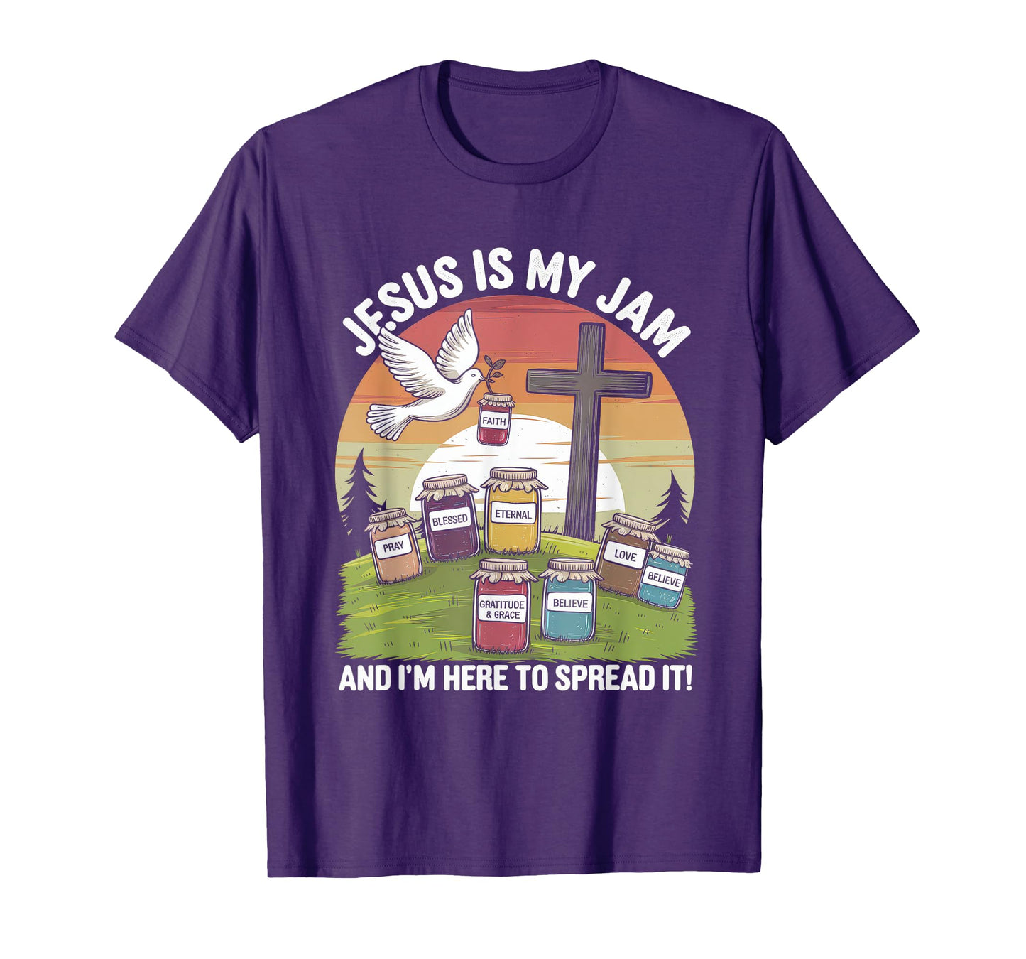 Jesus is My Jam Tshirt Men Women Christian Bible Verse T-Shirt