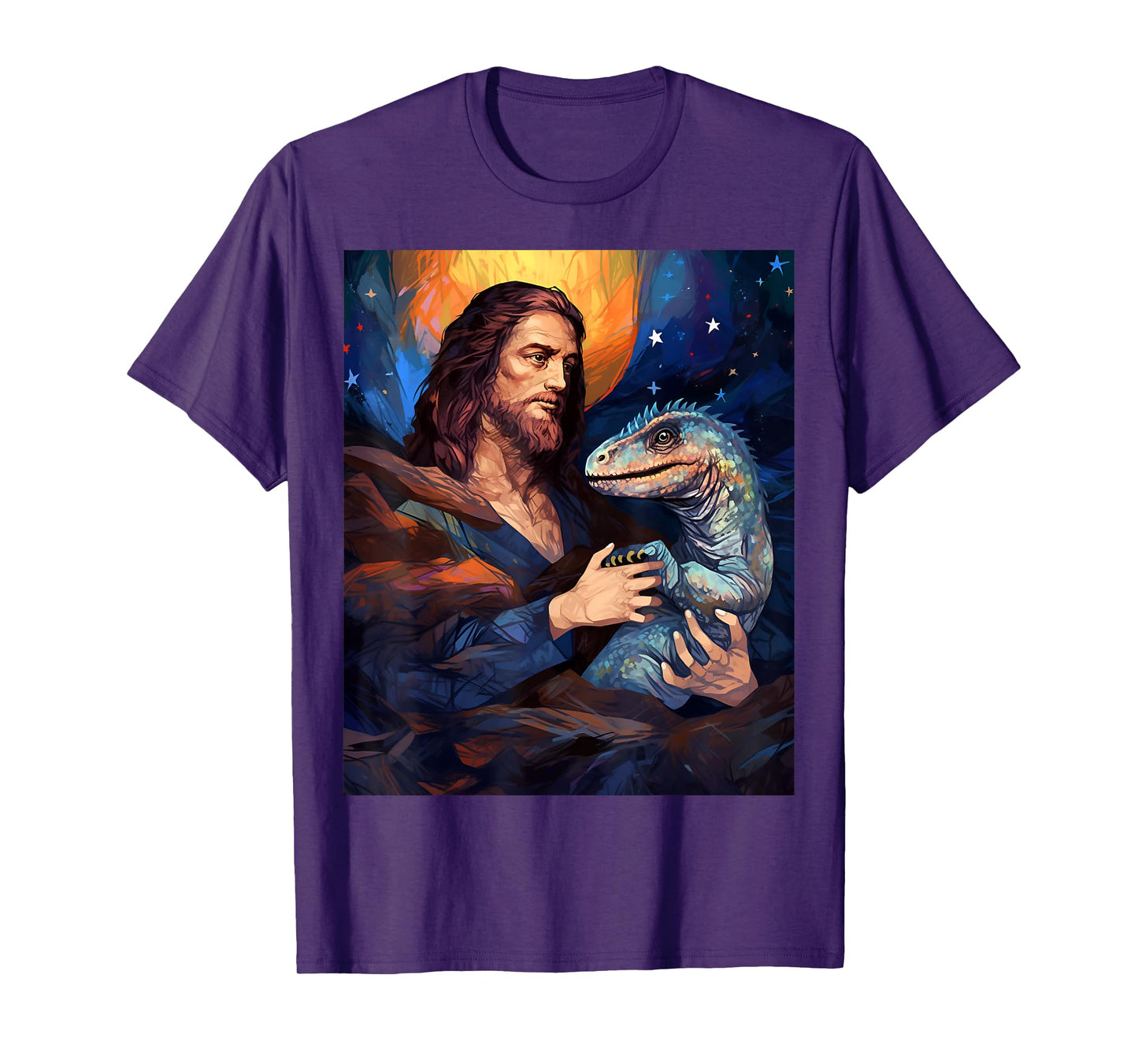 Dinosaur Jesus Shirts For Men Womens T Rex Funny Christian T-Shirt