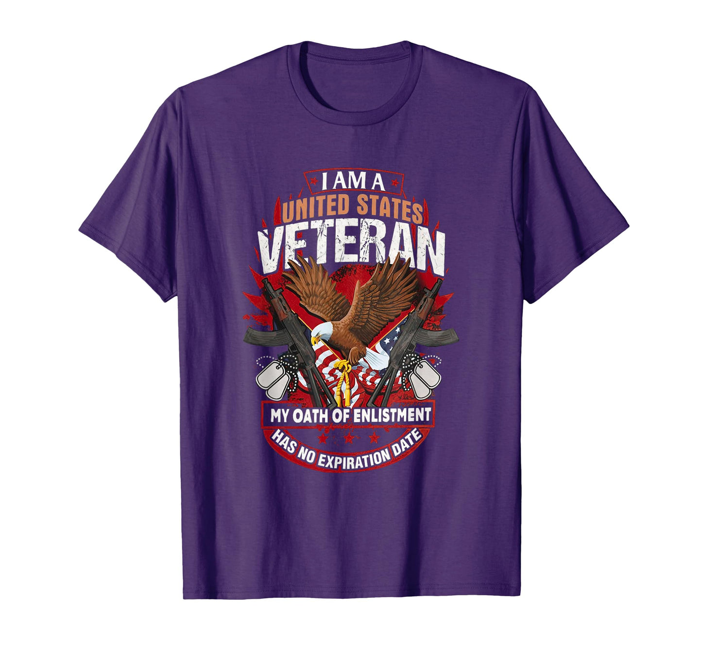 I Am A US Veteran My Oath Enlistment Has No Expiration Date T-Shirt