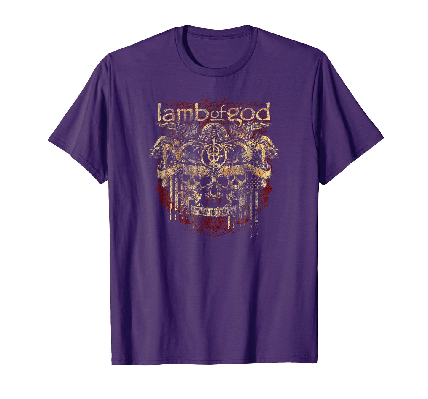 Lamb of God – Pure American Metal Gold T-Shirt