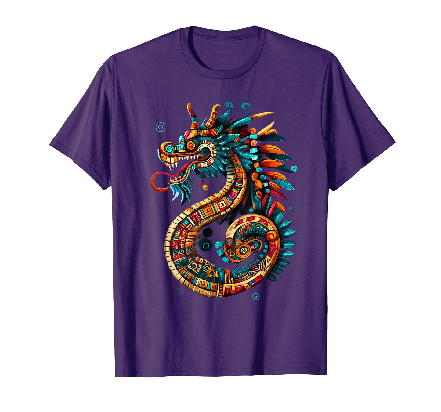 Feathered Serpent Quetzalcoatl Mexican Mythology Aztec God T-Shirt