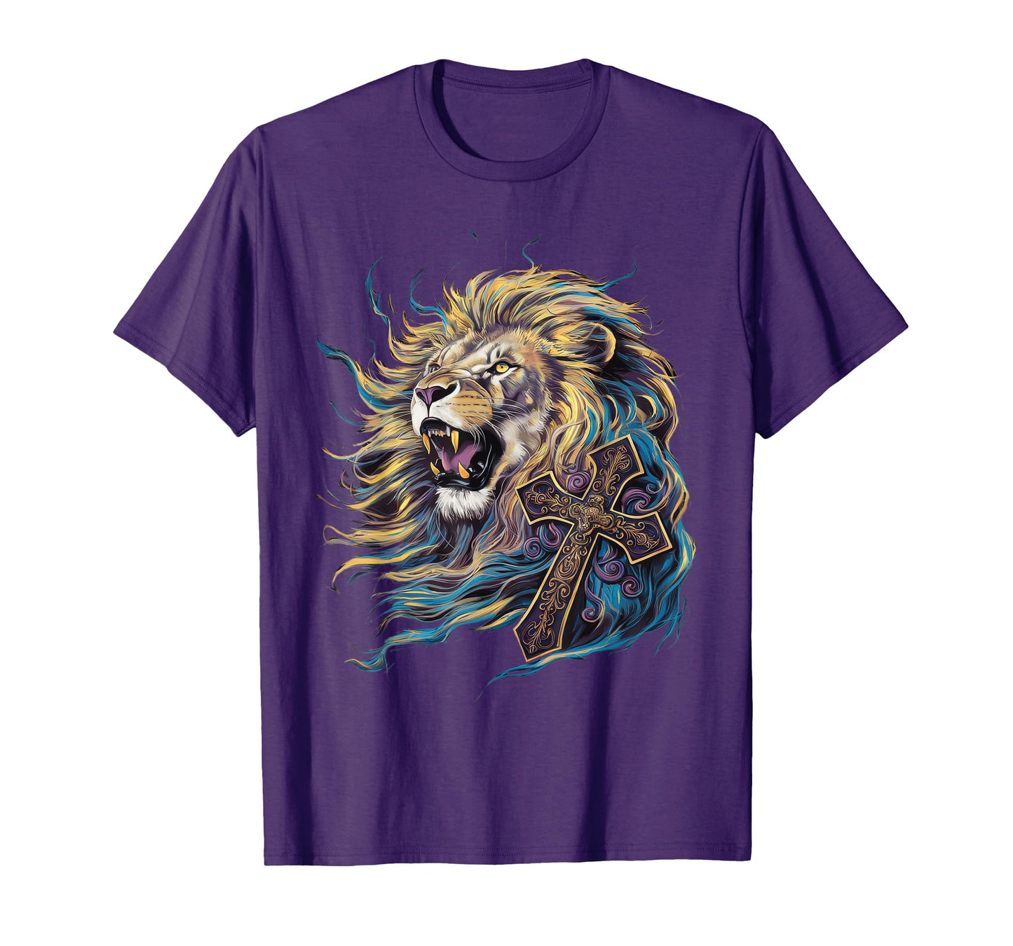 Jesus Lion of Judah Christian Faith for Men and Women T-Shirt