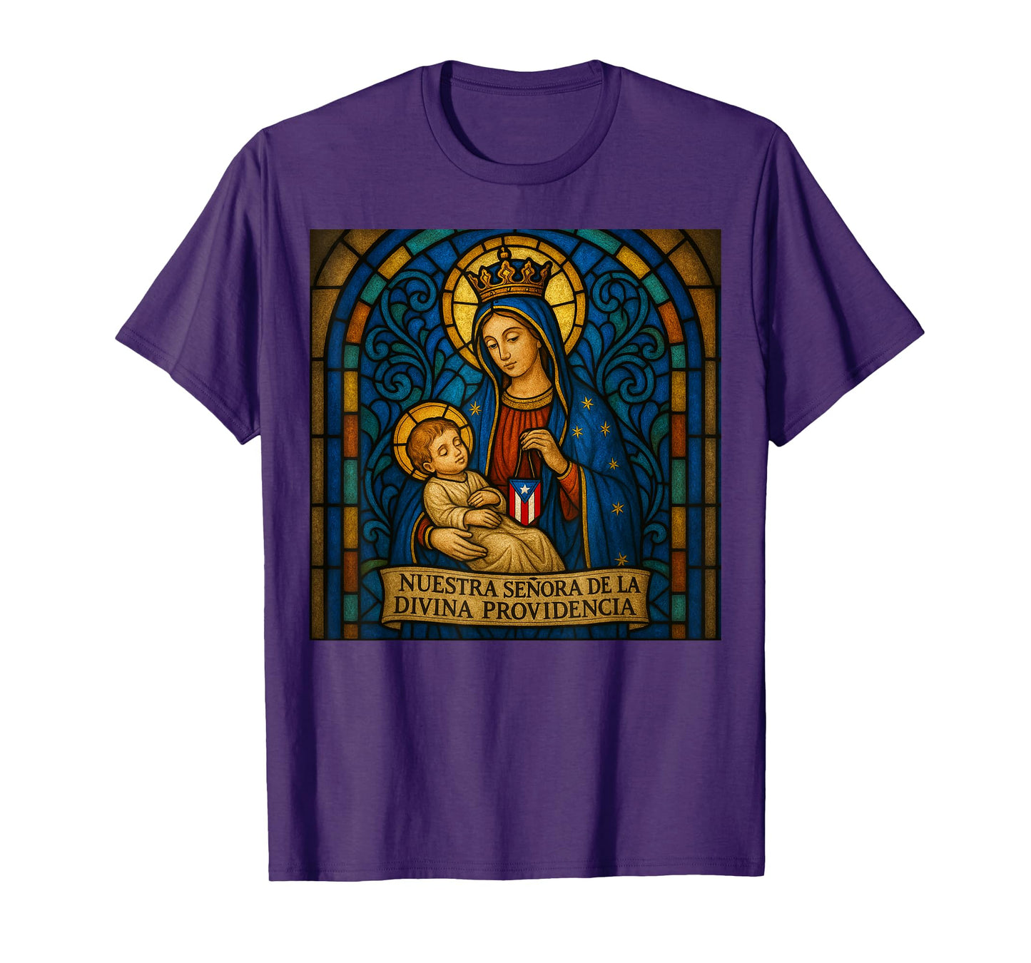 Puerto Rico Our Lady of Divine Providence Virgin Mary T-Shirt