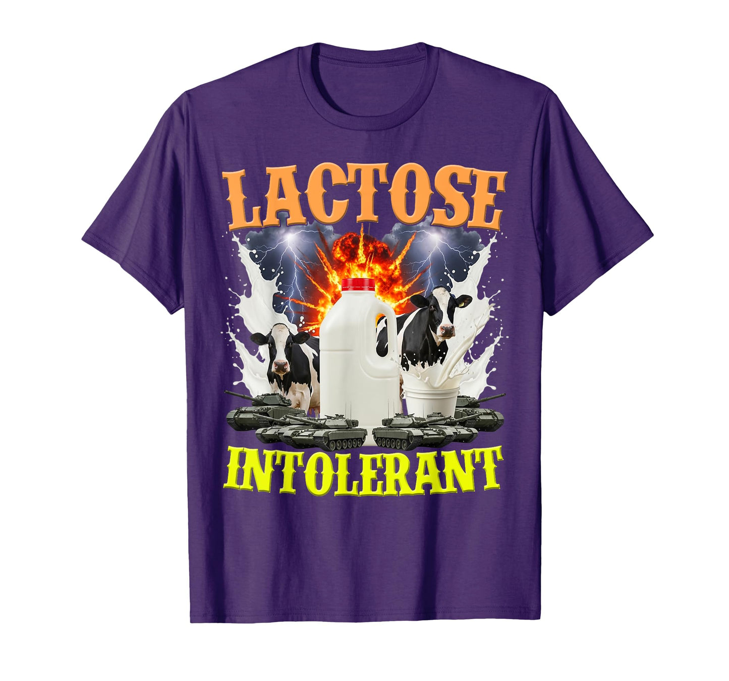 Lactose Intolerant Shirt, Funny Sarcasm Oddly Specific Meme T-Shirt